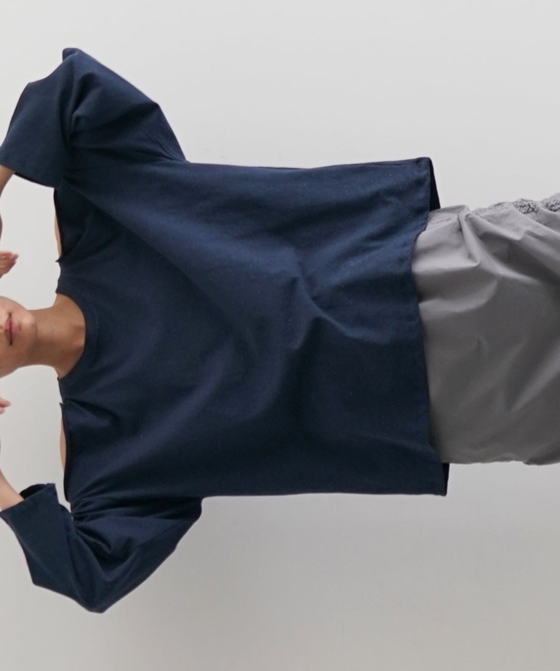Baserange Pin long sleeve tee "ECHO BLUE"