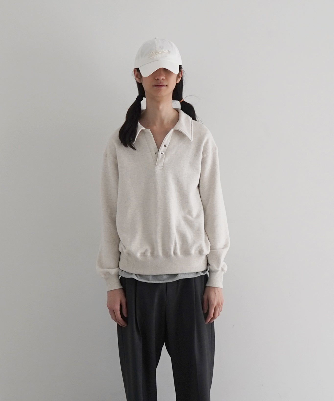 OLD FOLK HOUSE Skipper sweatshirt "HEATHER GRAY"