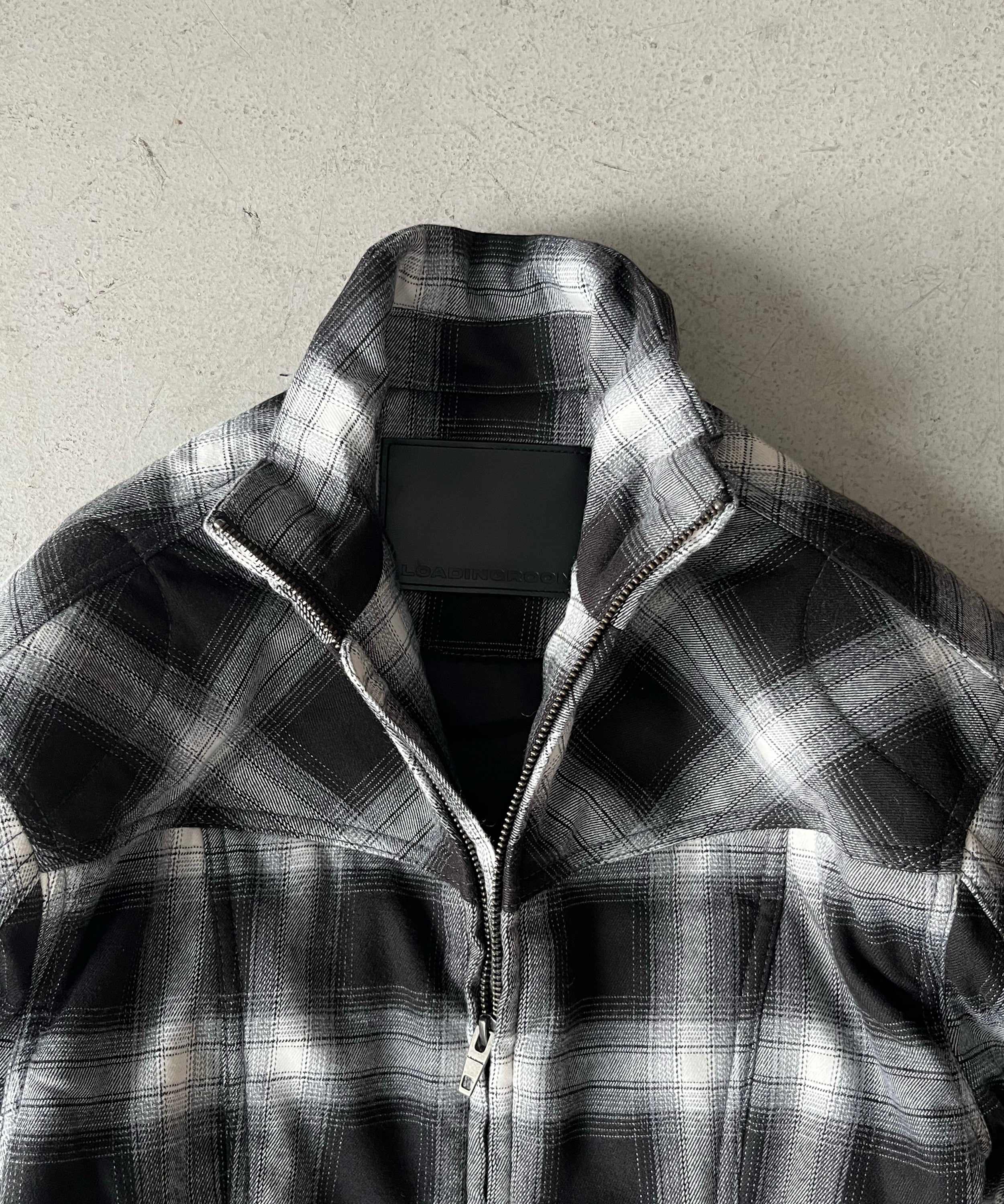 LOADINGROOM Padded shirt jacket "BLACK"
