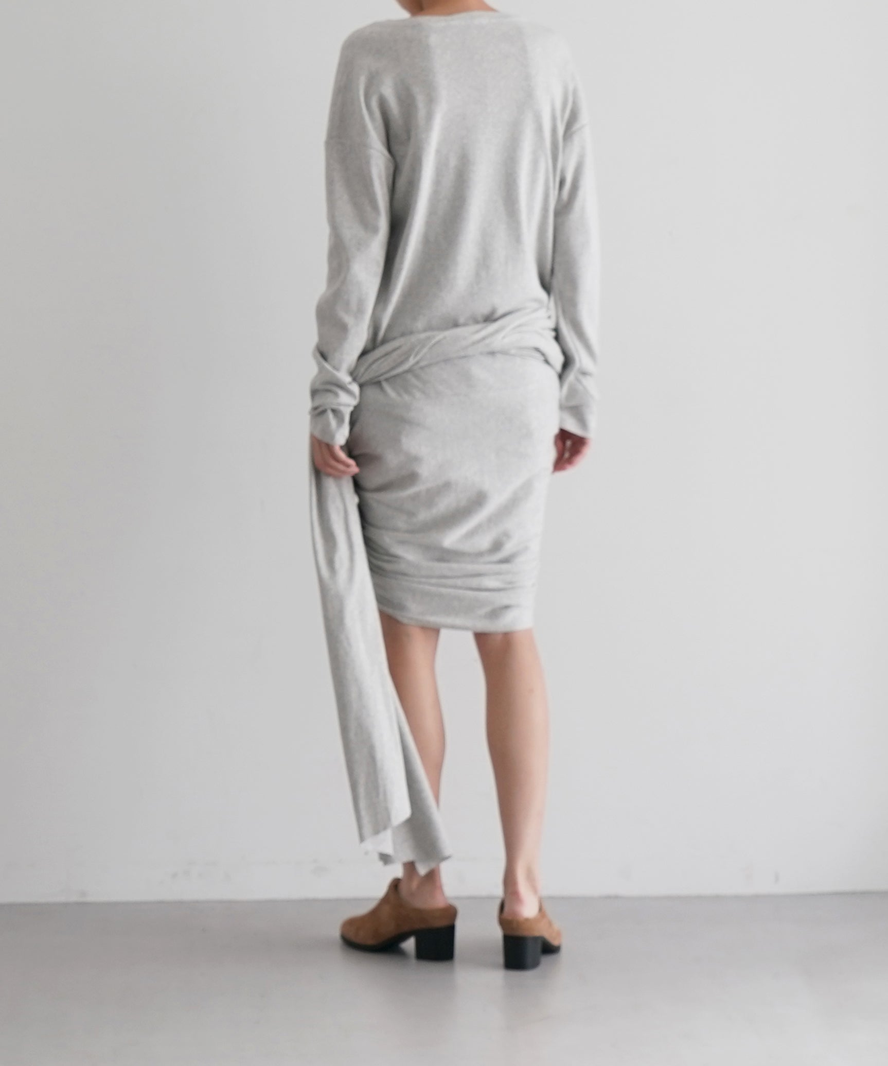 Gimaguas Ashley mini dress "GREY MELANGE"