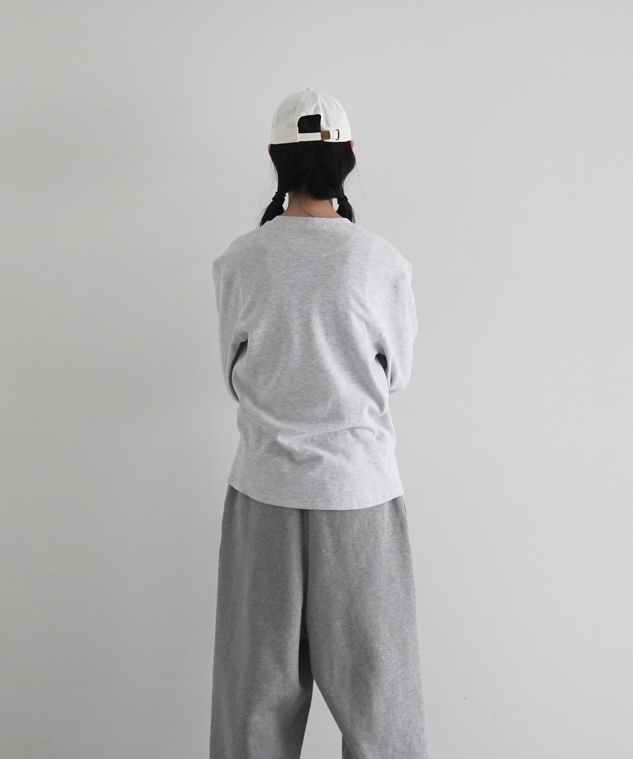 ENTIRE STUDIOS Thermal long sleeve "HEATHER GREY"