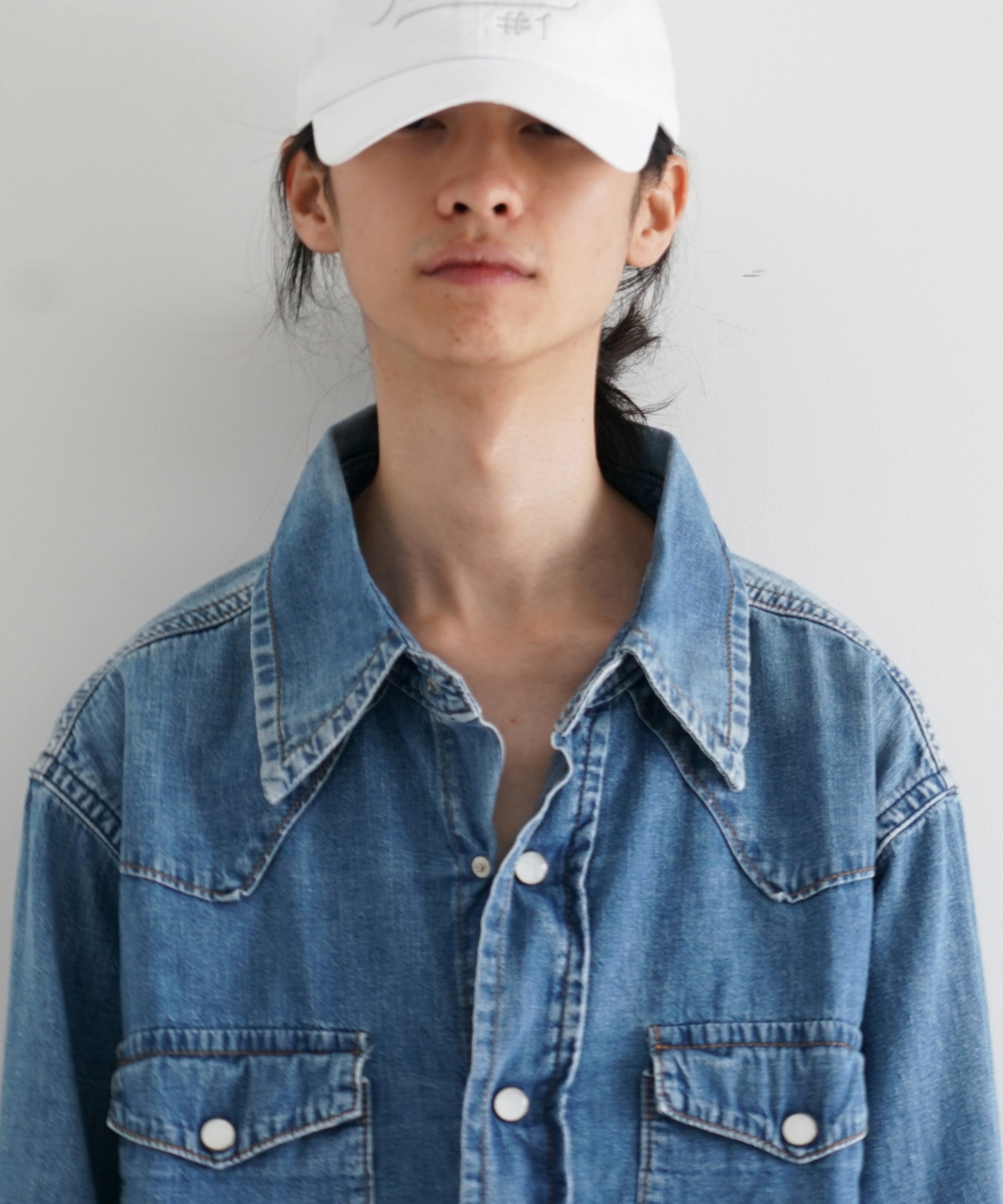 KOOKY ZOO Denim western shirt "INDIGO"