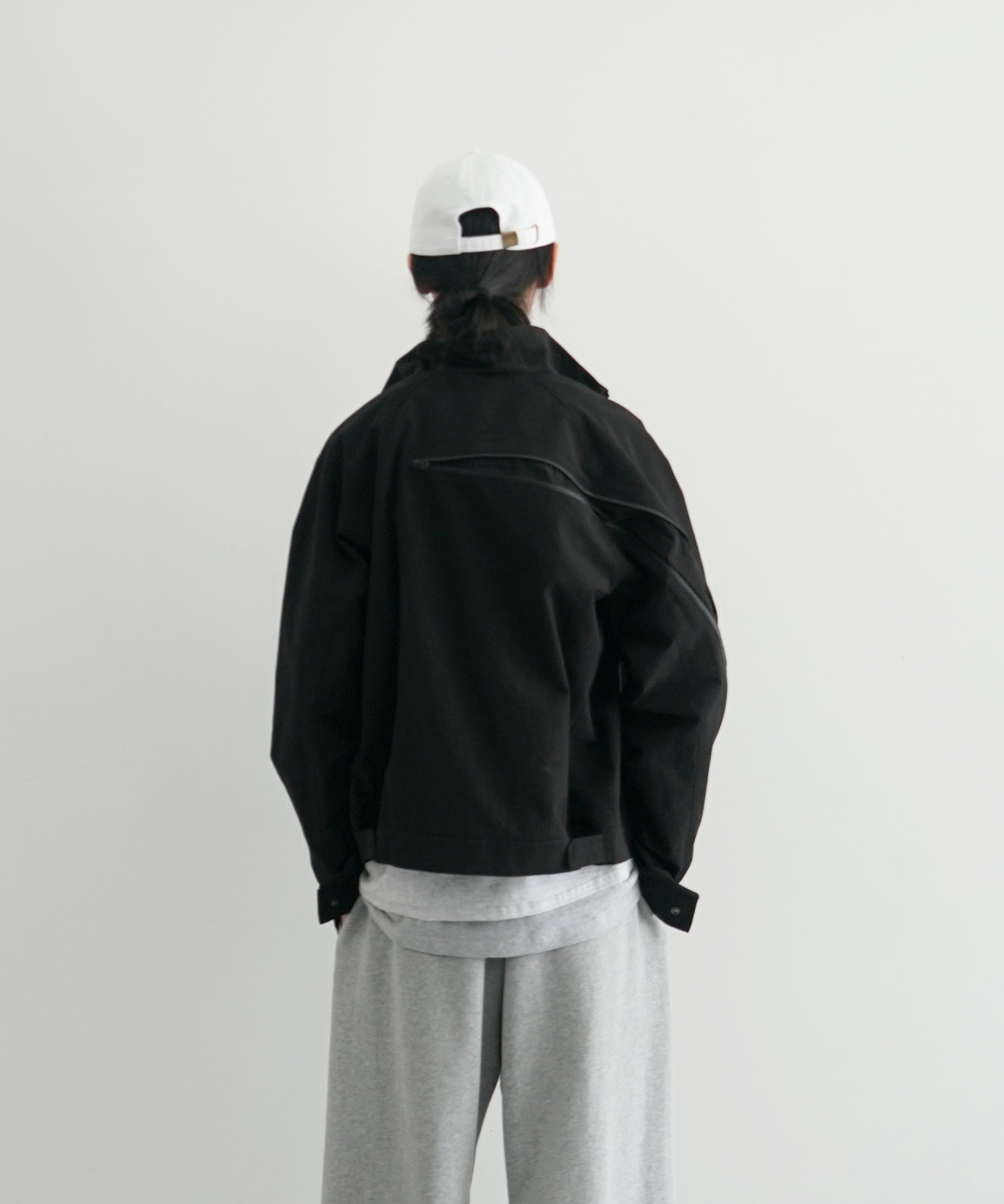 SAN SAN GEAR Affine curve jacket a "BLACK"
