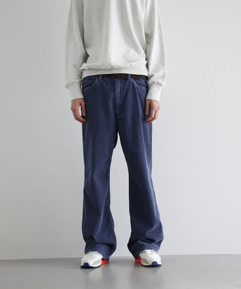URU Cotton corduroy - 5pocket pants "BLUE"