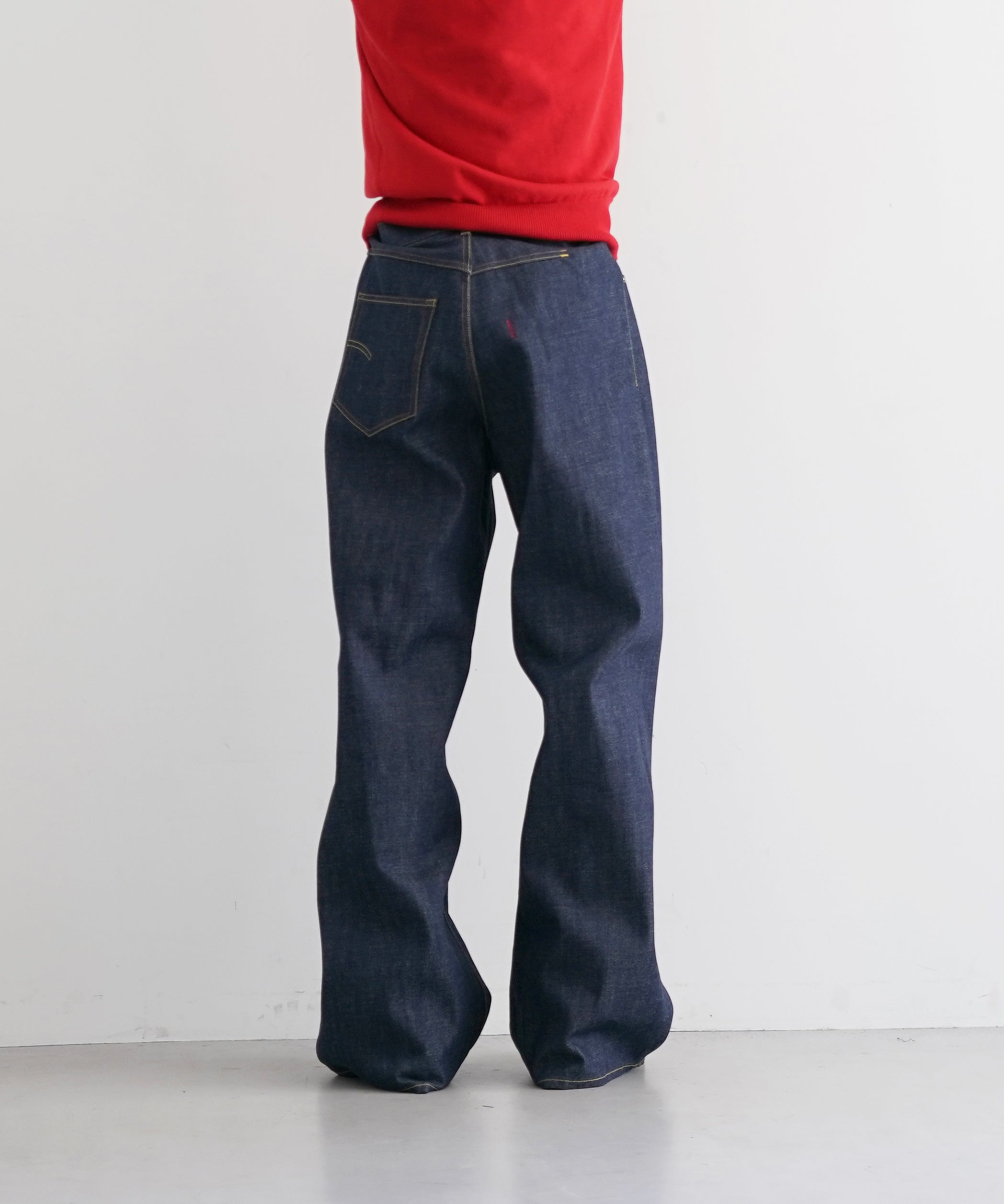 ensou. Wide big-e 4pk jeans "INDIGO"