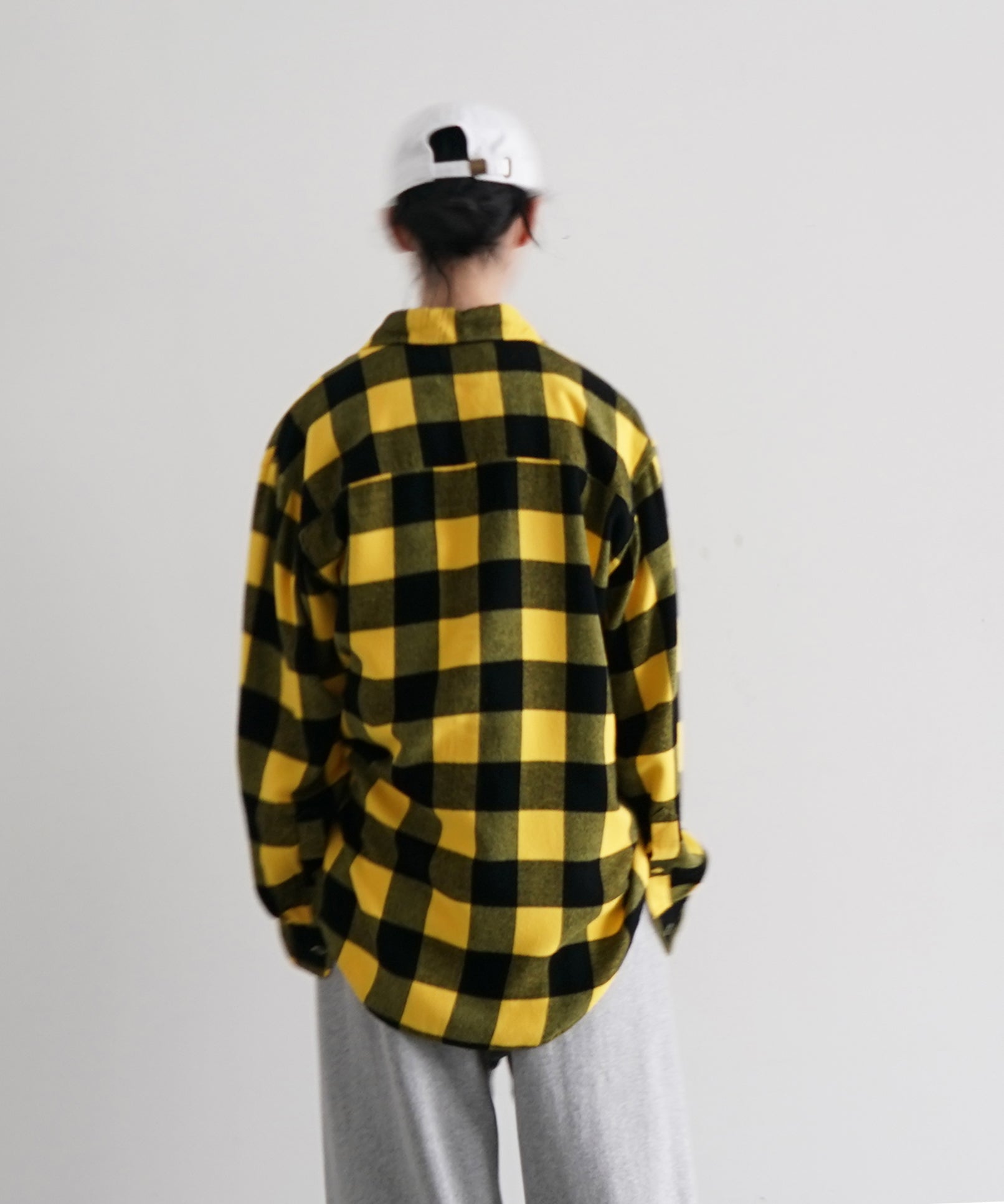 KAIKO Flannel check shirt "YELLOW"