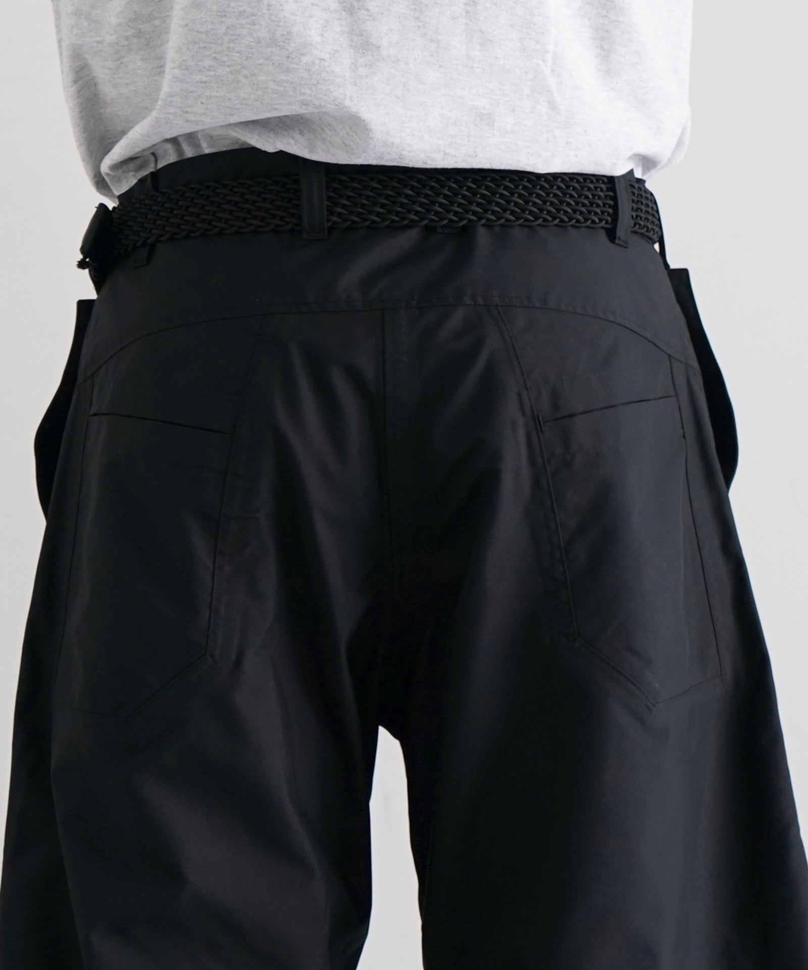 OPPOSE DUALITY 6Pocket panel twist trousers "BLACK"