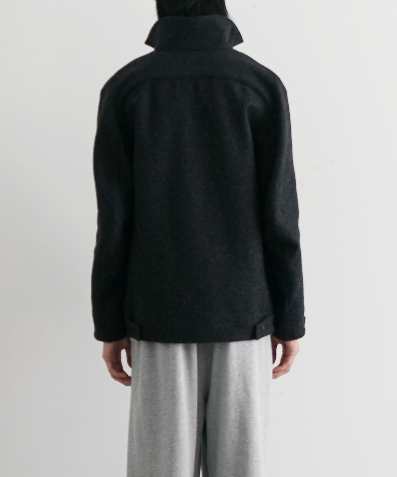 OPPOSE DUALITY 6Pocket Panel Melton Work Jacket "BLACK"
