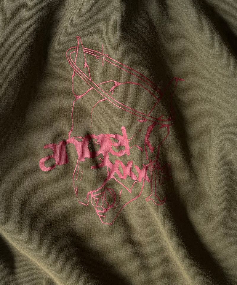 LOADINGROOM Angel goblin tee "KHAKI"