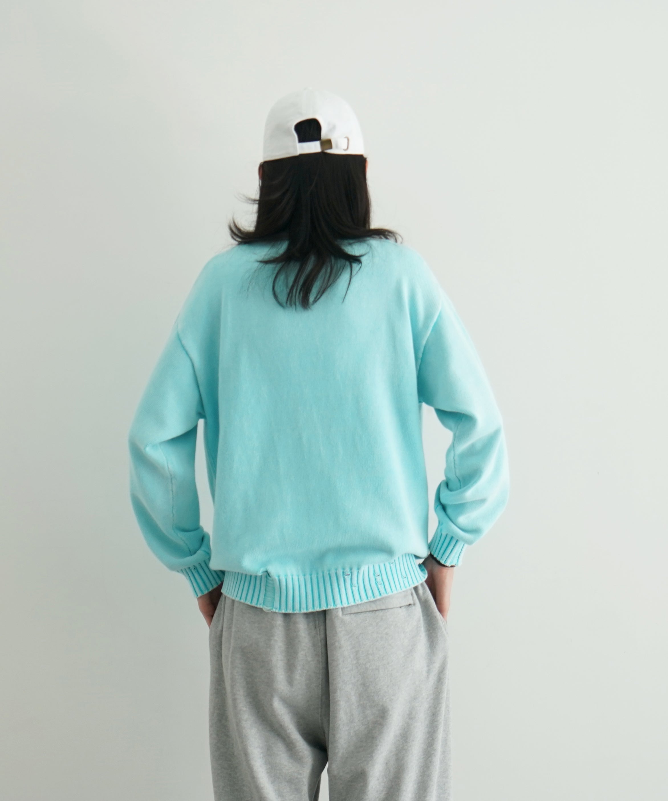 Whimsy Faded emjay sweater "SKY BLUE"