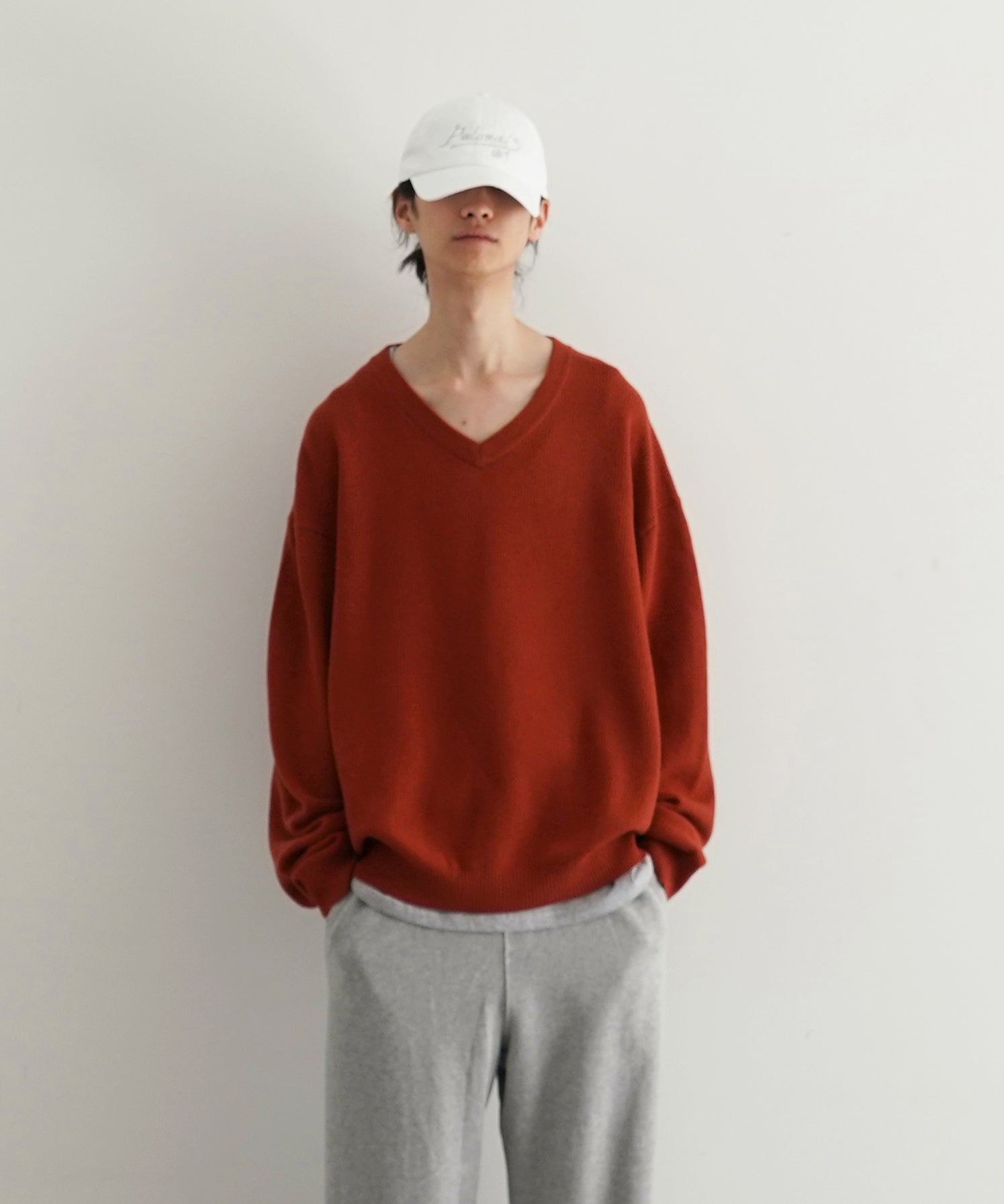 crepuscule V neck p/o "GRAY"