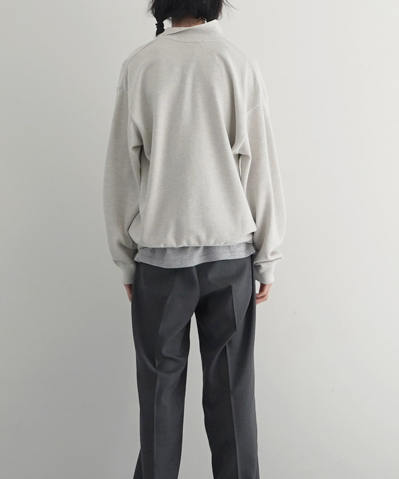 【EXCLUSIVE】crepuscule Co/ra moss stitch skipper "OATMEAL"