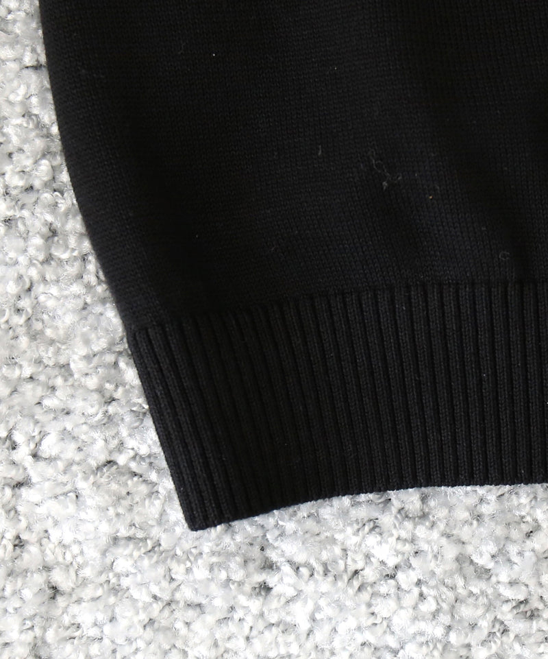 【EXCLUSIVE】crepuscule L/s polo "BLACK"