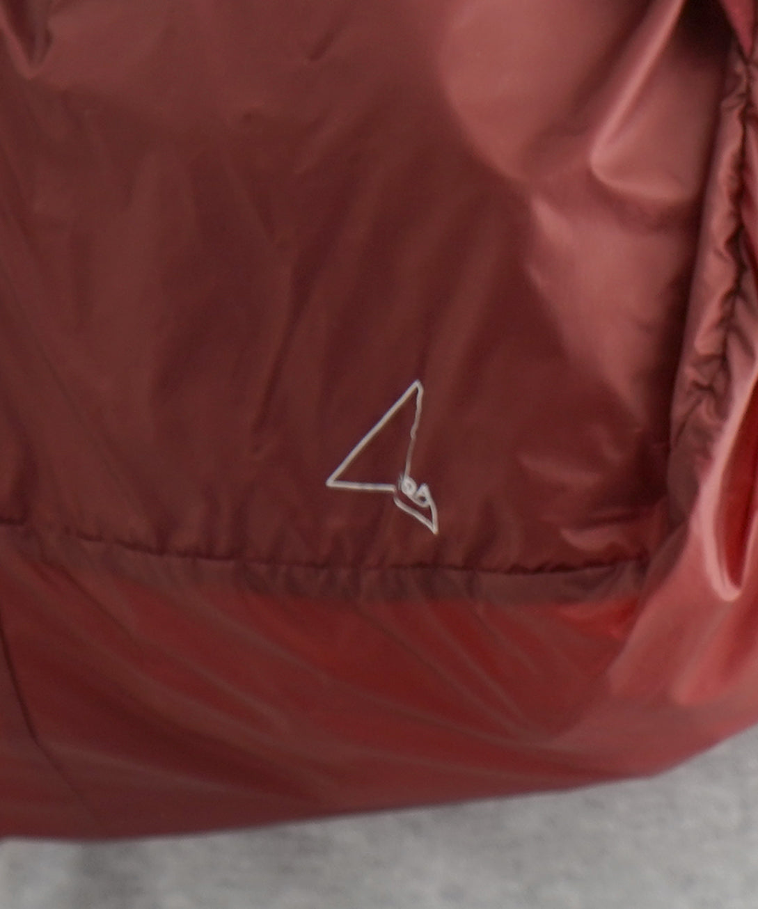 ROA Laki packable knot bag "DARK RED"