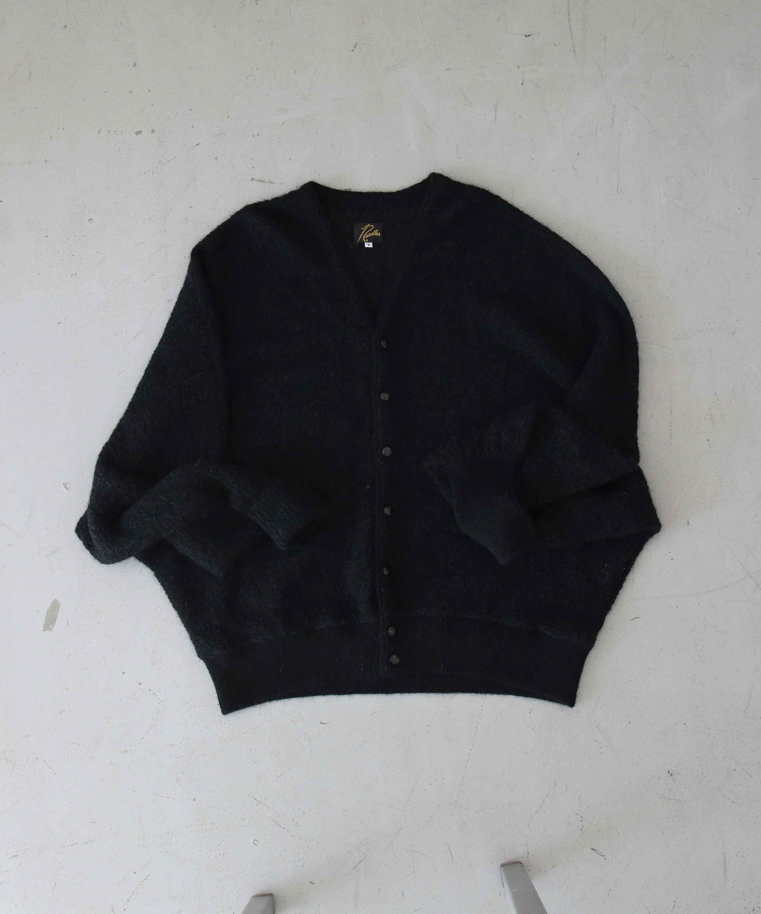 NEEDLES Dolman sweater -crepe weave- "BLACK"
