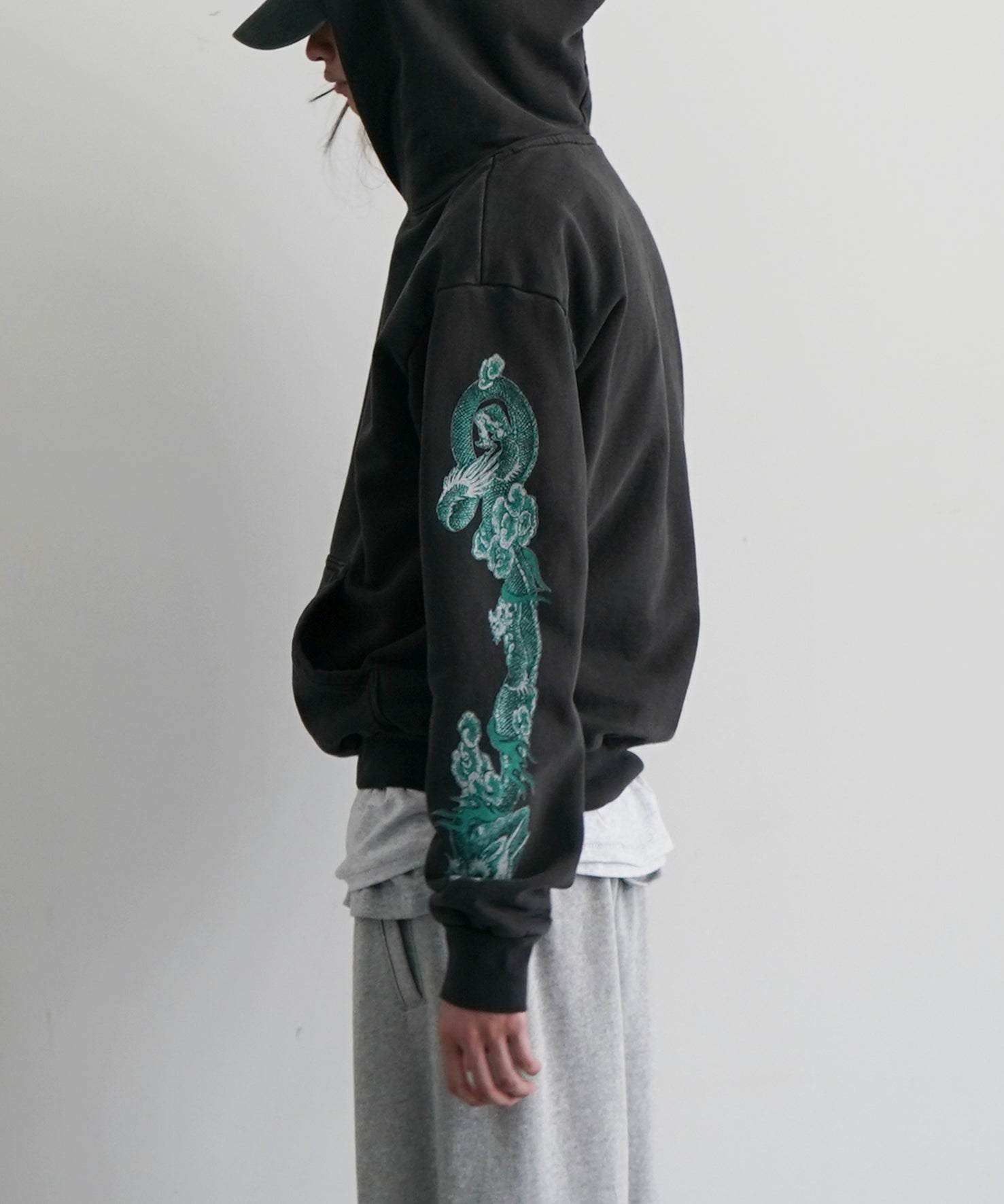 Basketcase Enter, hoodie "VINTAGE BLACK"