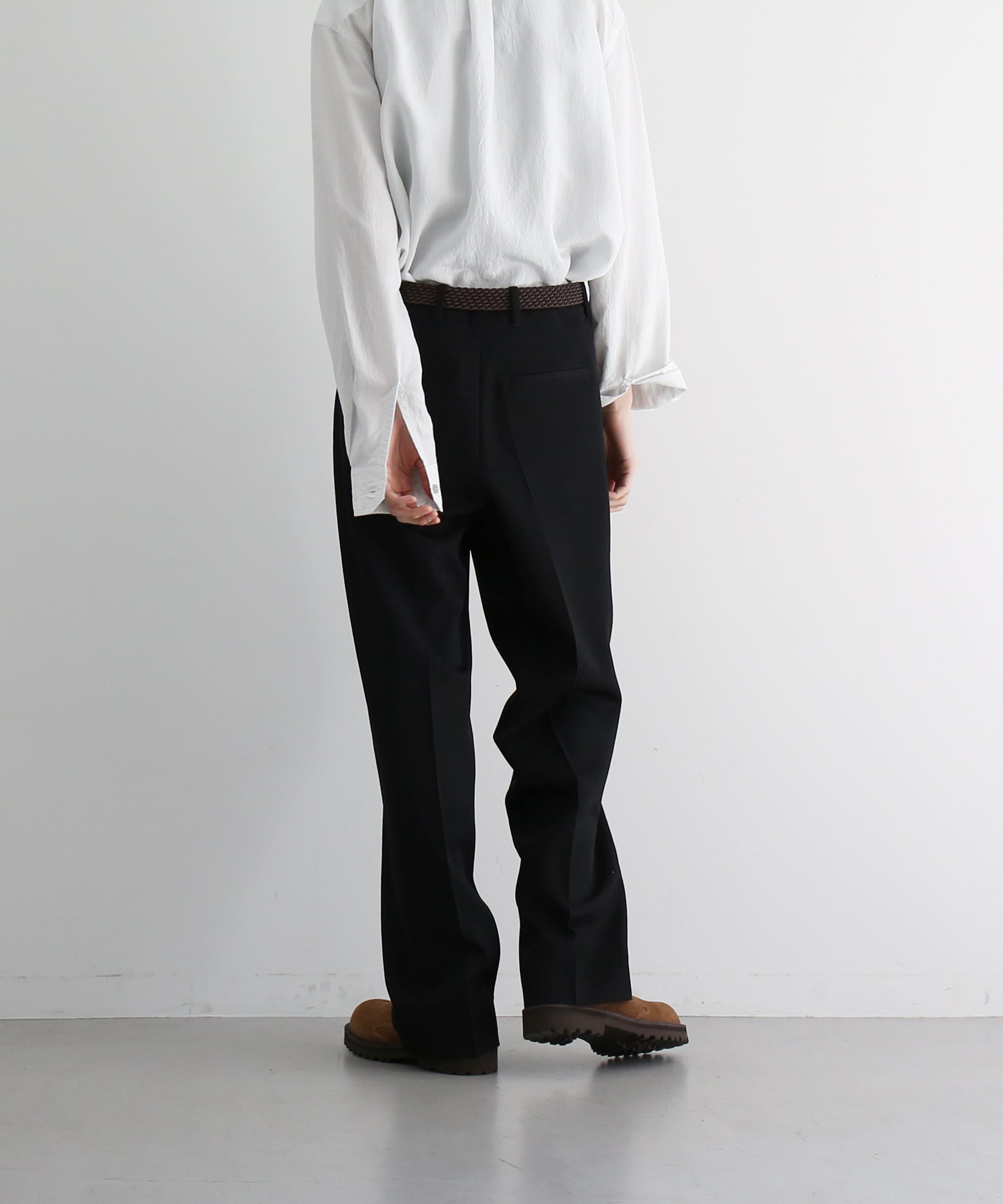 OUR LEGACY Borrowed chino "COARSE BLACK GABARDINE"