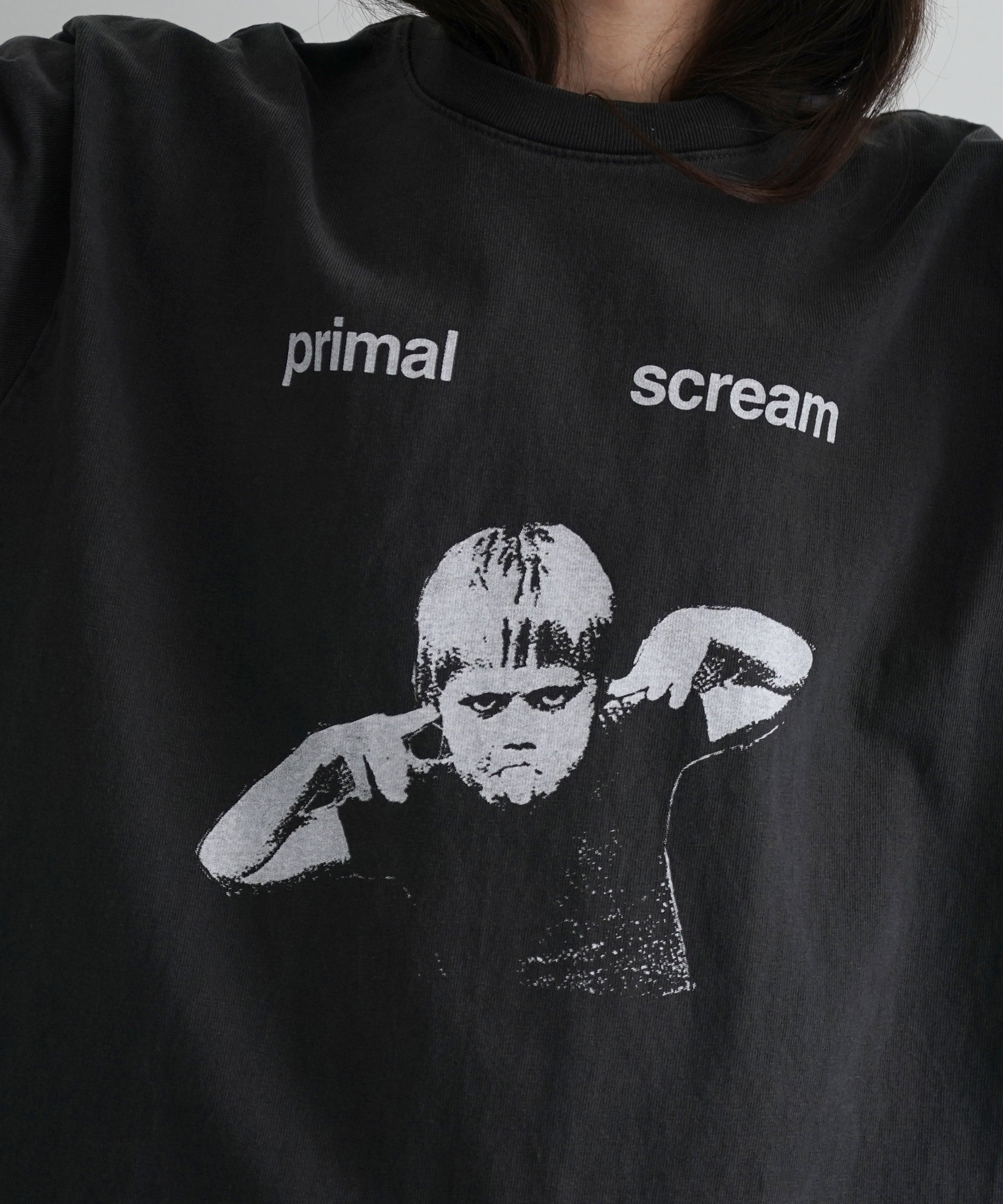 Basketcase Primal scream, t-shirt "VINTAGE BLACK"