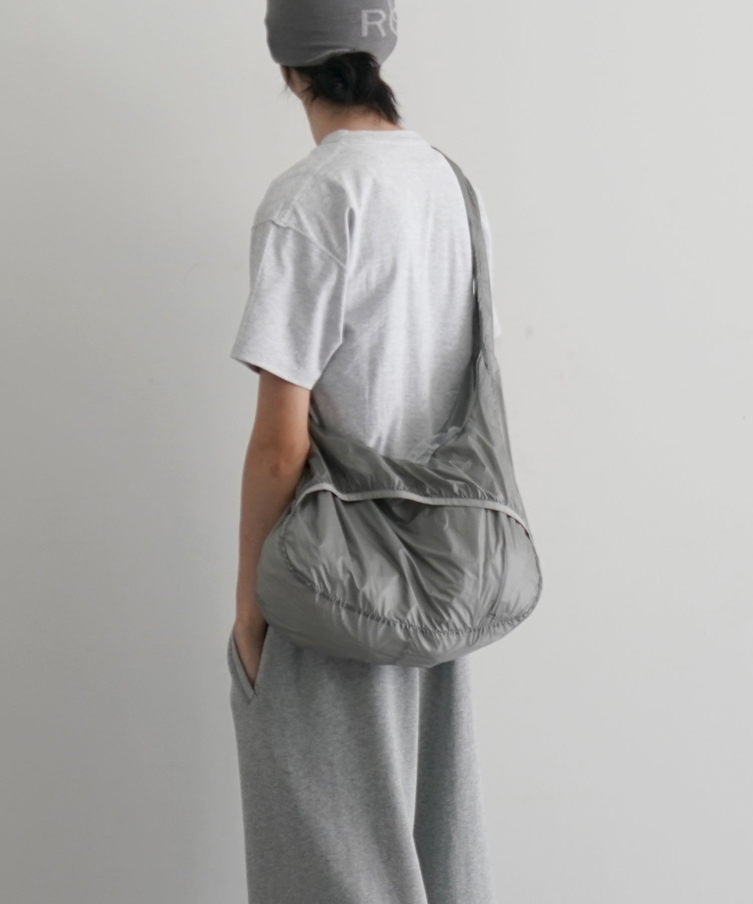 ROA Laki packable knot bag "BLACK"