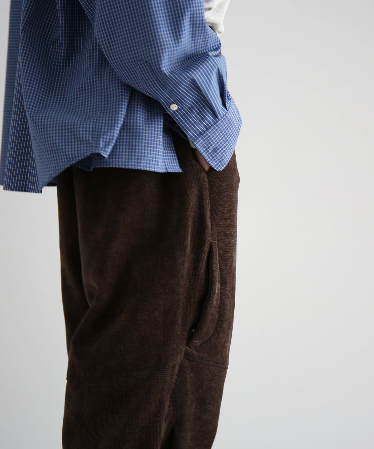 SAN SAN GEAR Nurv pants “BROWN"