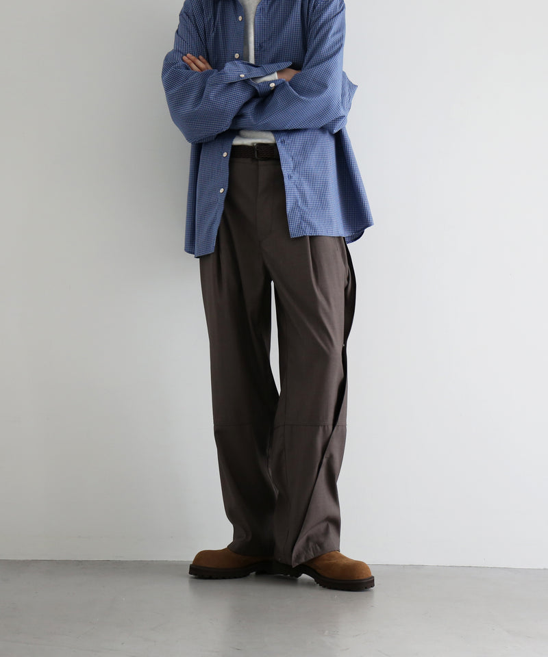 SAN SAN GEAR Wave trouser “ASH BROWN"