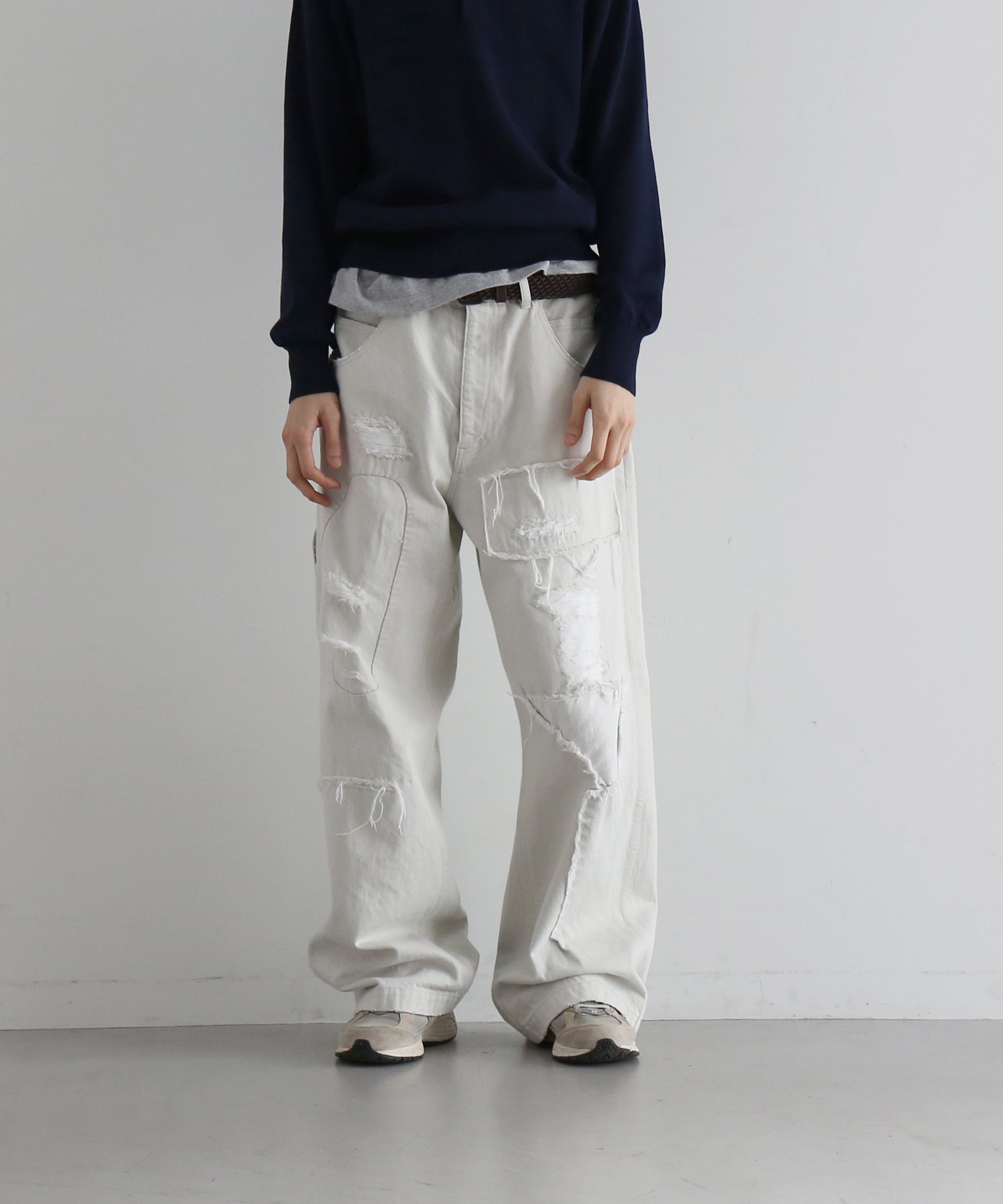 ensou.エンソウ Scar tissue painter jeans デニム ensou.【エンソウ】Scar tissue painter jeans 
