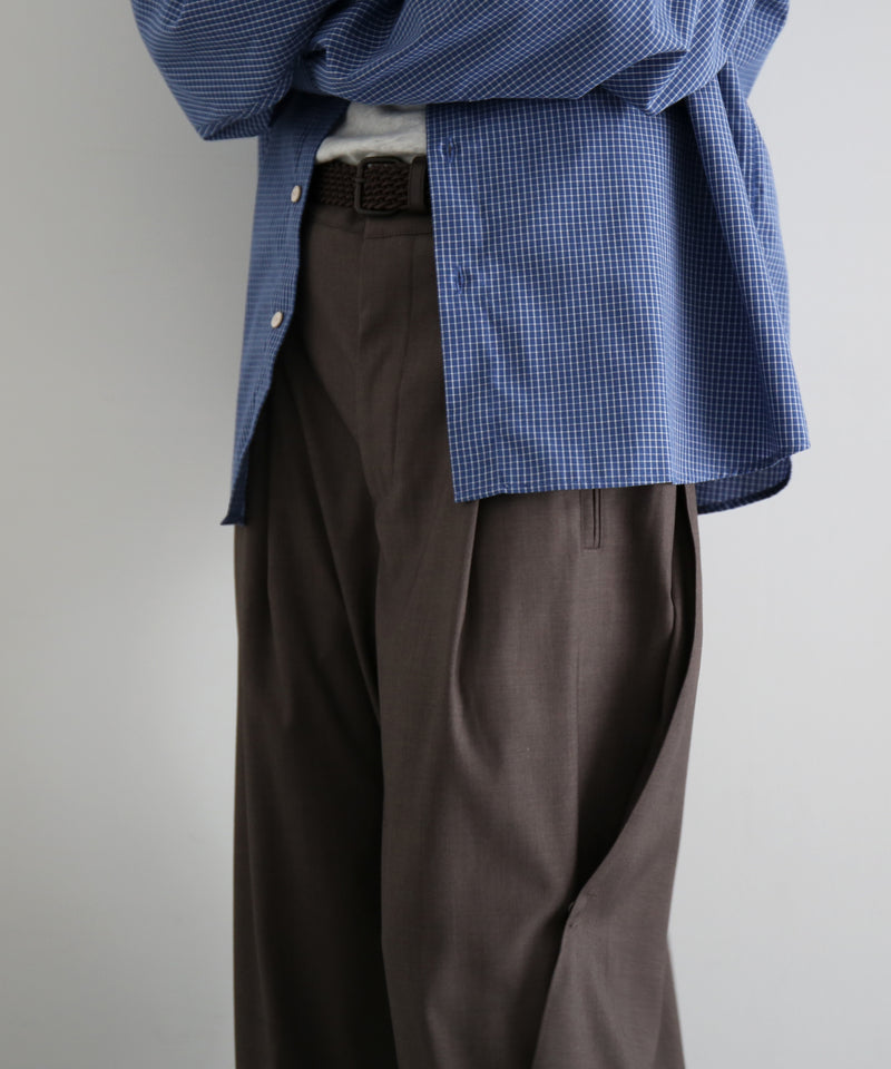 SAN SAN GEAR Wave trouser “ASH BROWN"