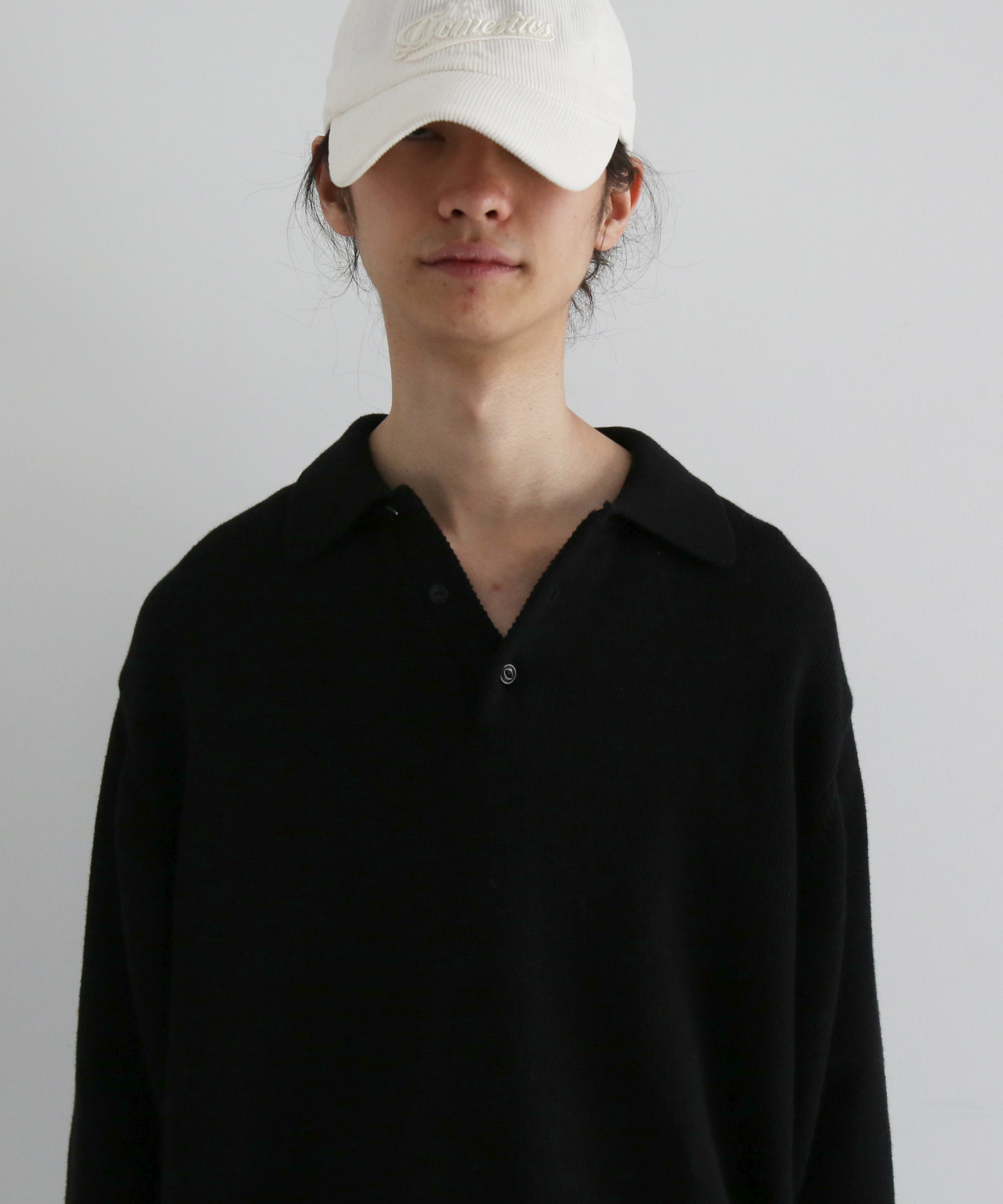 KAIKO Knit polo shirt 2.0 "BLACK"