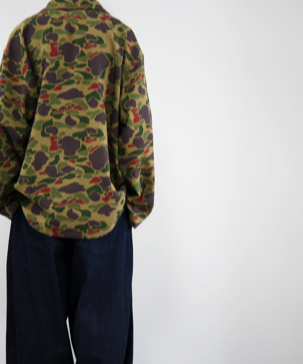 NEEDLES Military shirt jacket - camo twill "C-OLIVE"