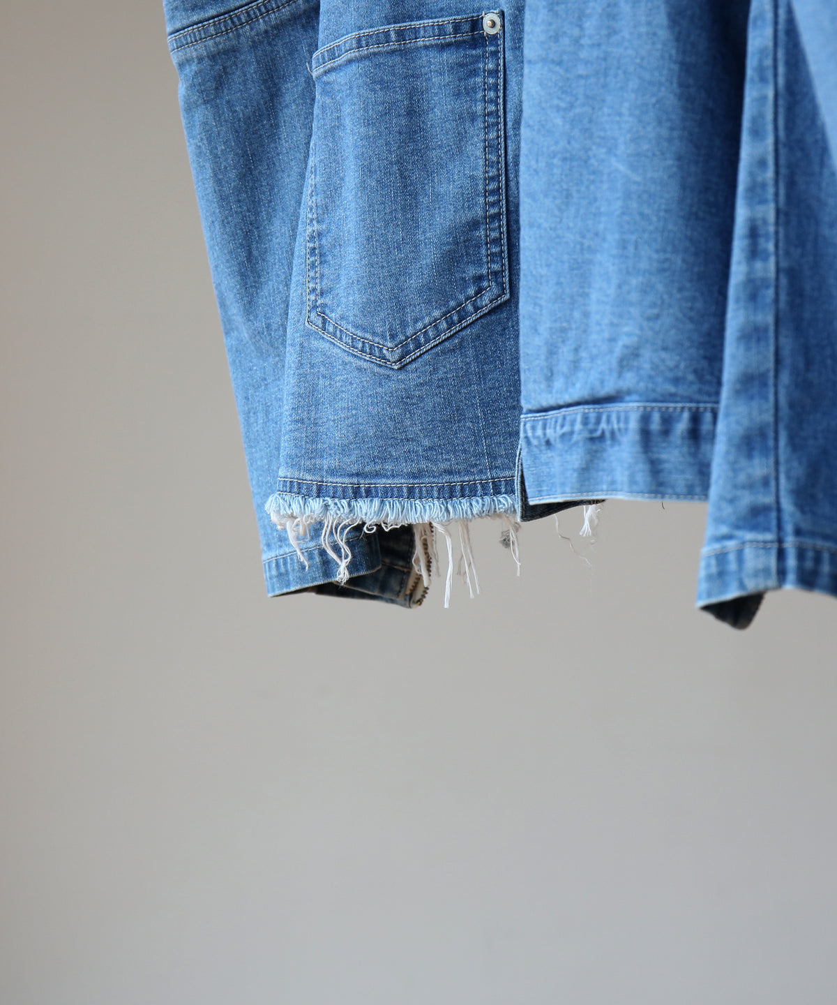 WHOWHAT Puzzle denim jacket "INDIGO FADE"