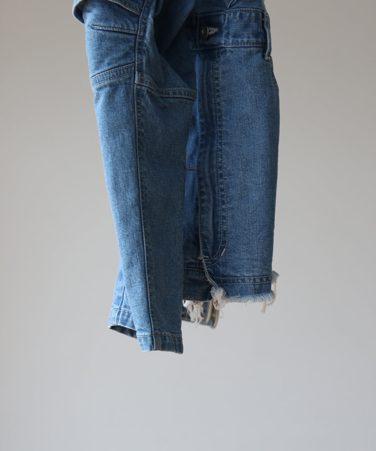 WHOWHAT Puzzle denim jacket "INDIGO FADE"