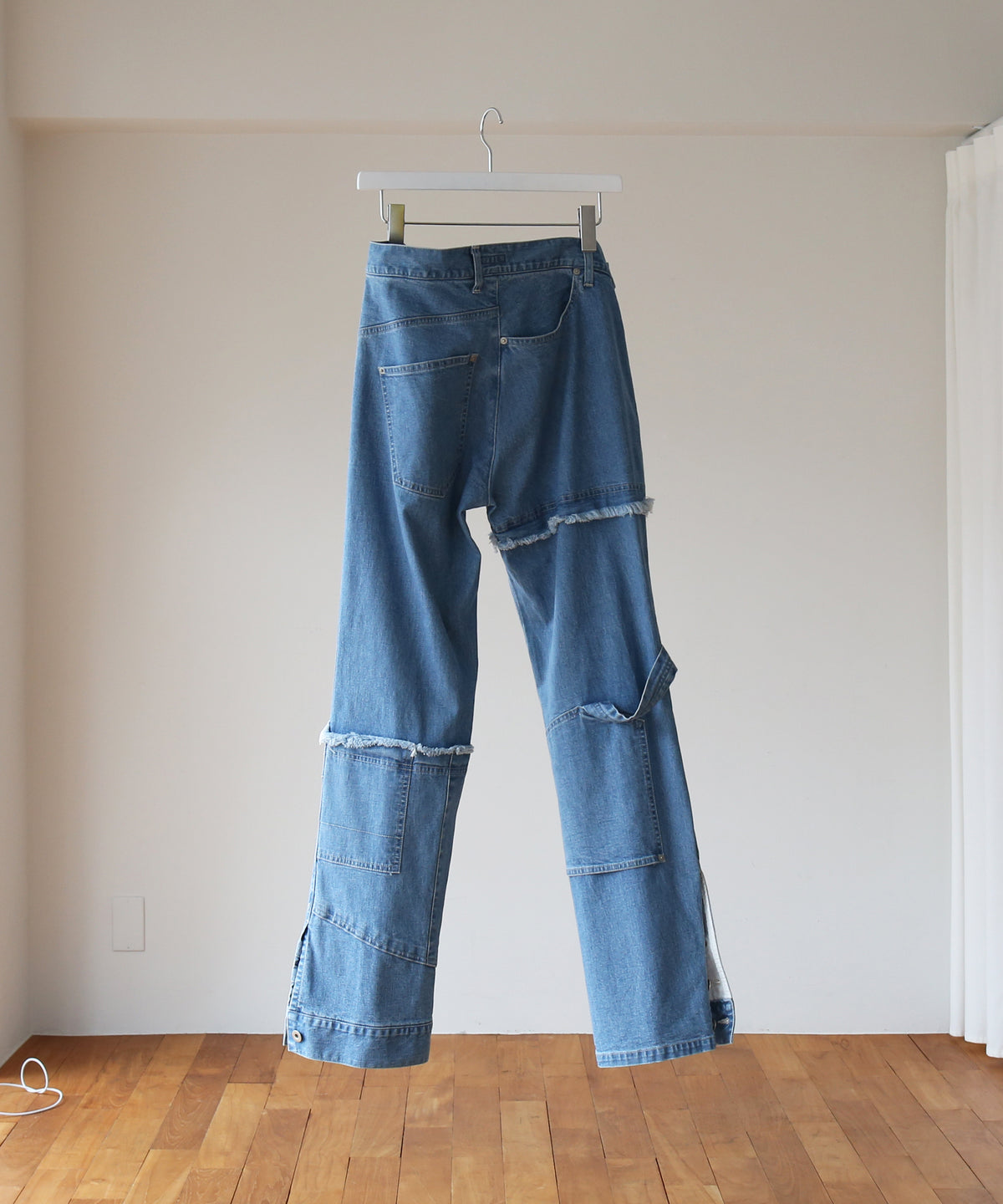 WHOWHAT Puzzle denim pants〈new type〉 "INDIGO FADE"