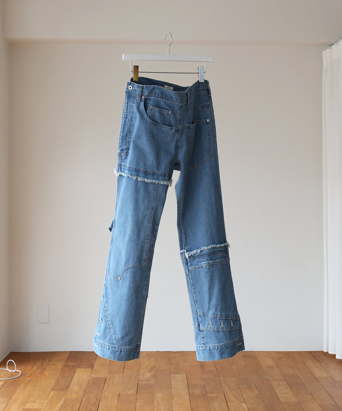 WHOWHAT Puzzle denim pants〈new type〉 "INDIGO FADE"