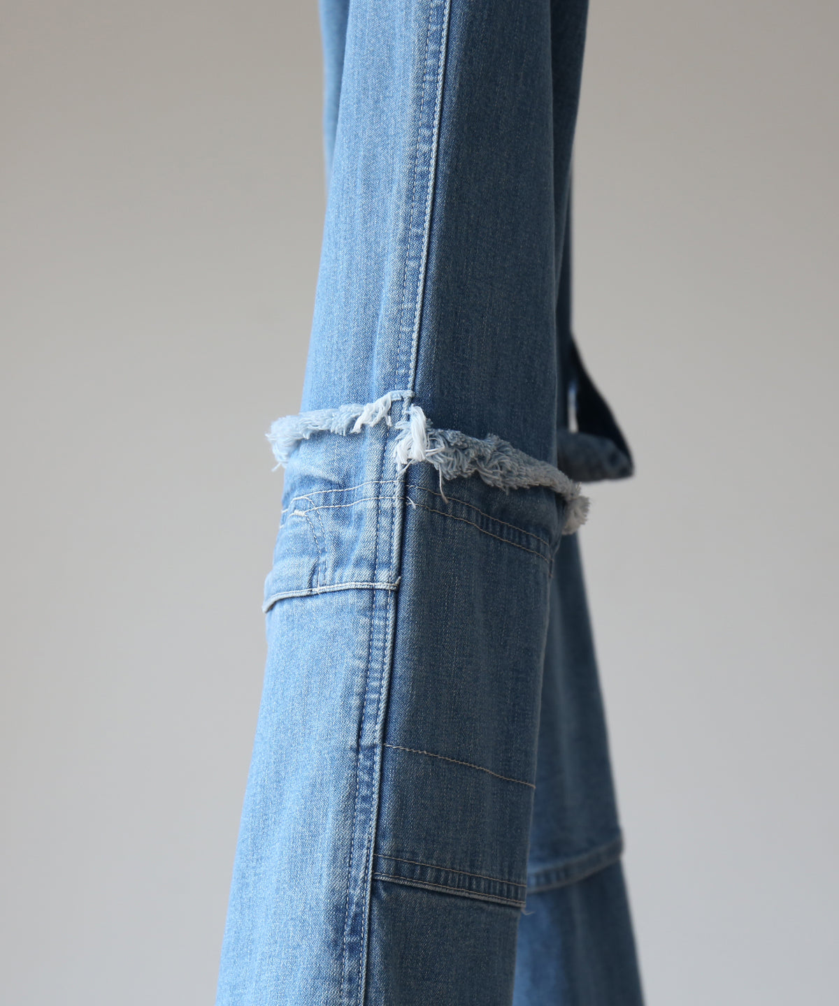 WHOWHAT Puzzle denim pants〈new type〉 "INDIGO FADE"
