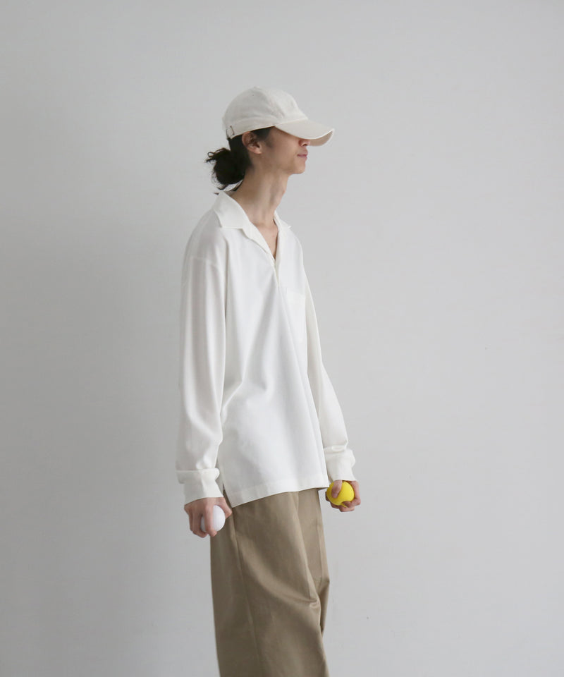 NEONSIGN Unfinished polo "hcs" ls "OFF WHITE"