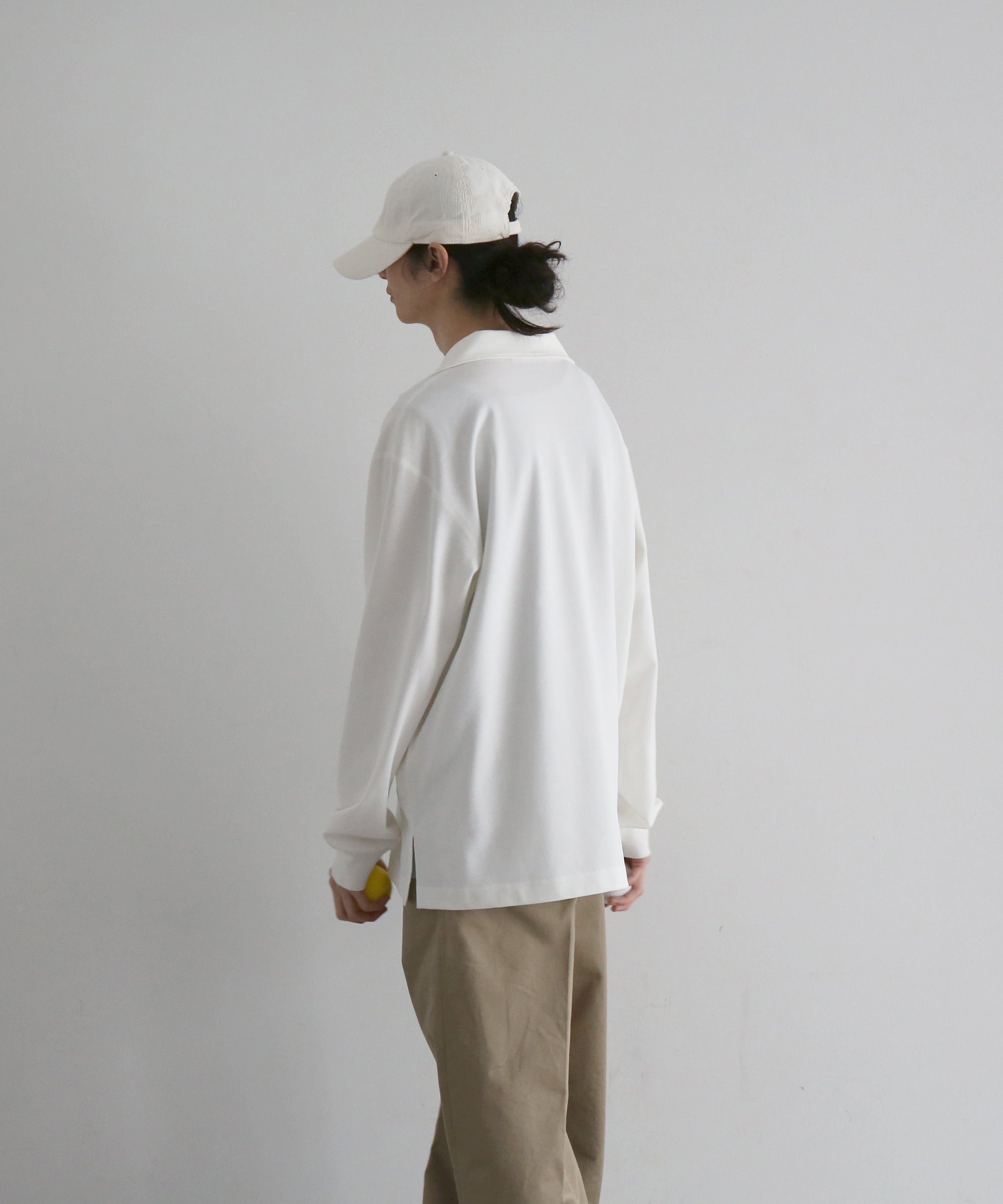 NEONSIGN Unfinished polo "hcs" ls "OFF WHITE"
