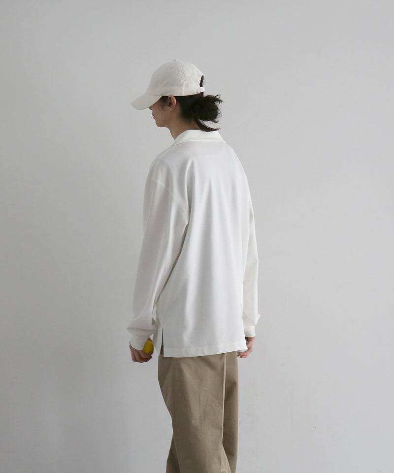 NEONSIGN Unfinished polo "hcs" ls "OFF WHITE"