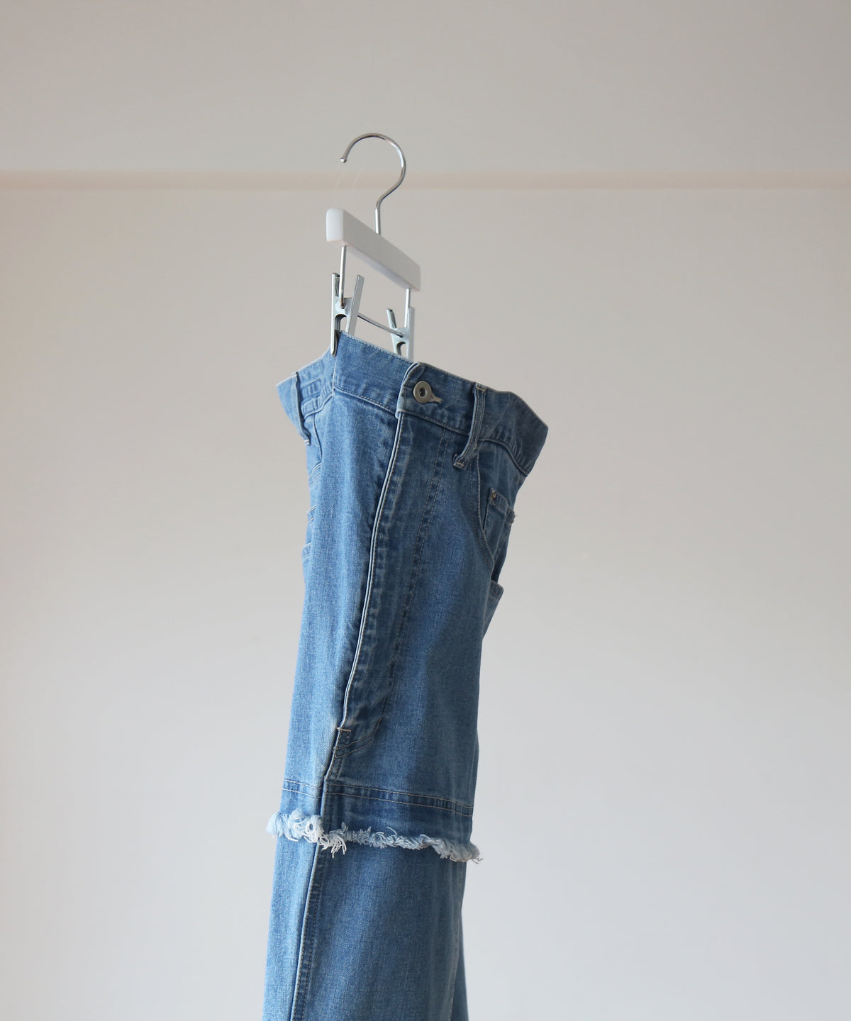 WHOWHAT Puzzle denim pants〈new type〉 "INDIGO FADE"