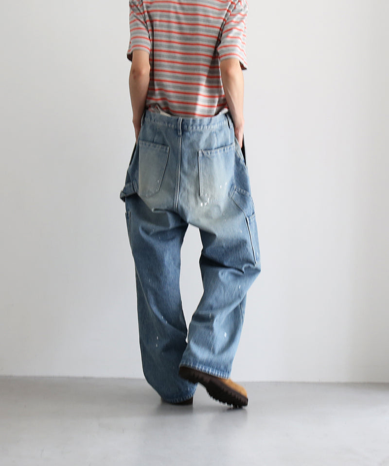 DIGAWEL Distressed painter jeans "FADE-NAVY"