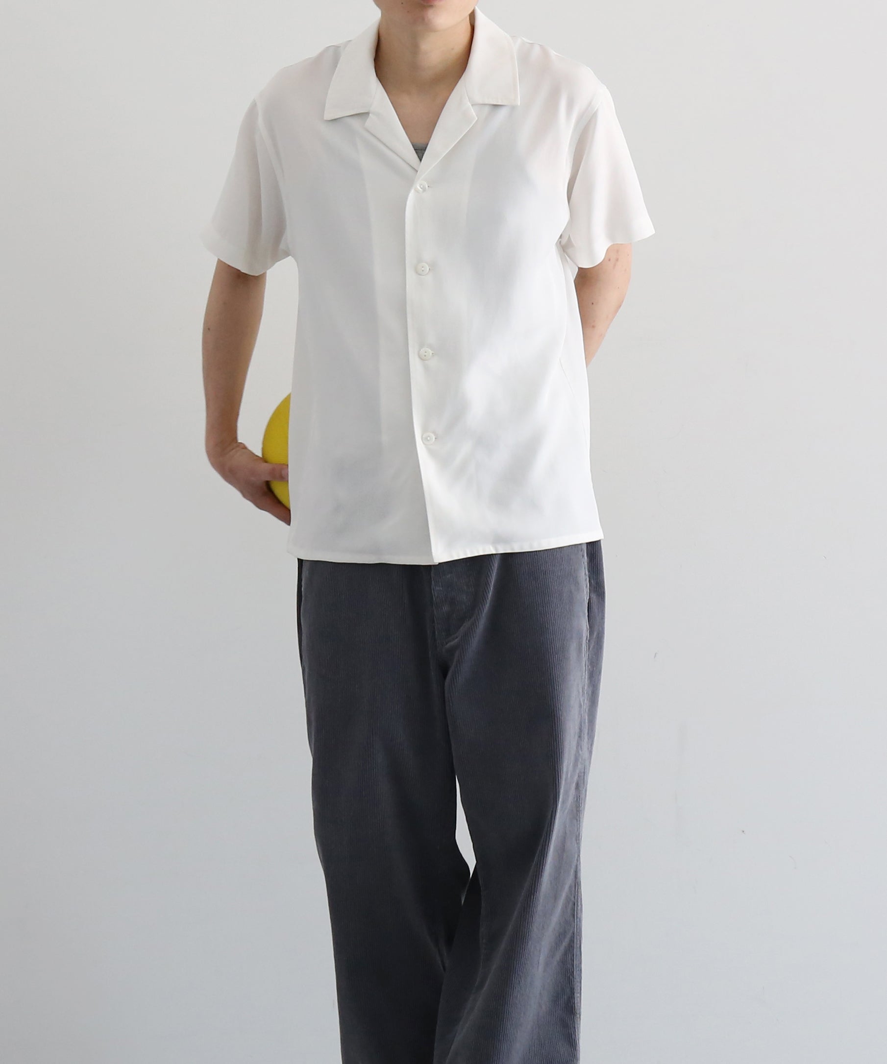 SECOND/LAYER Avenue shirt “WHITE”