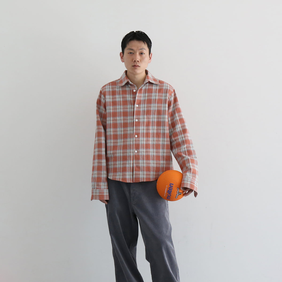 SECOND/LAYER【セカンドレイヤー】Sherman ls shirt “CHECKERED RED 
