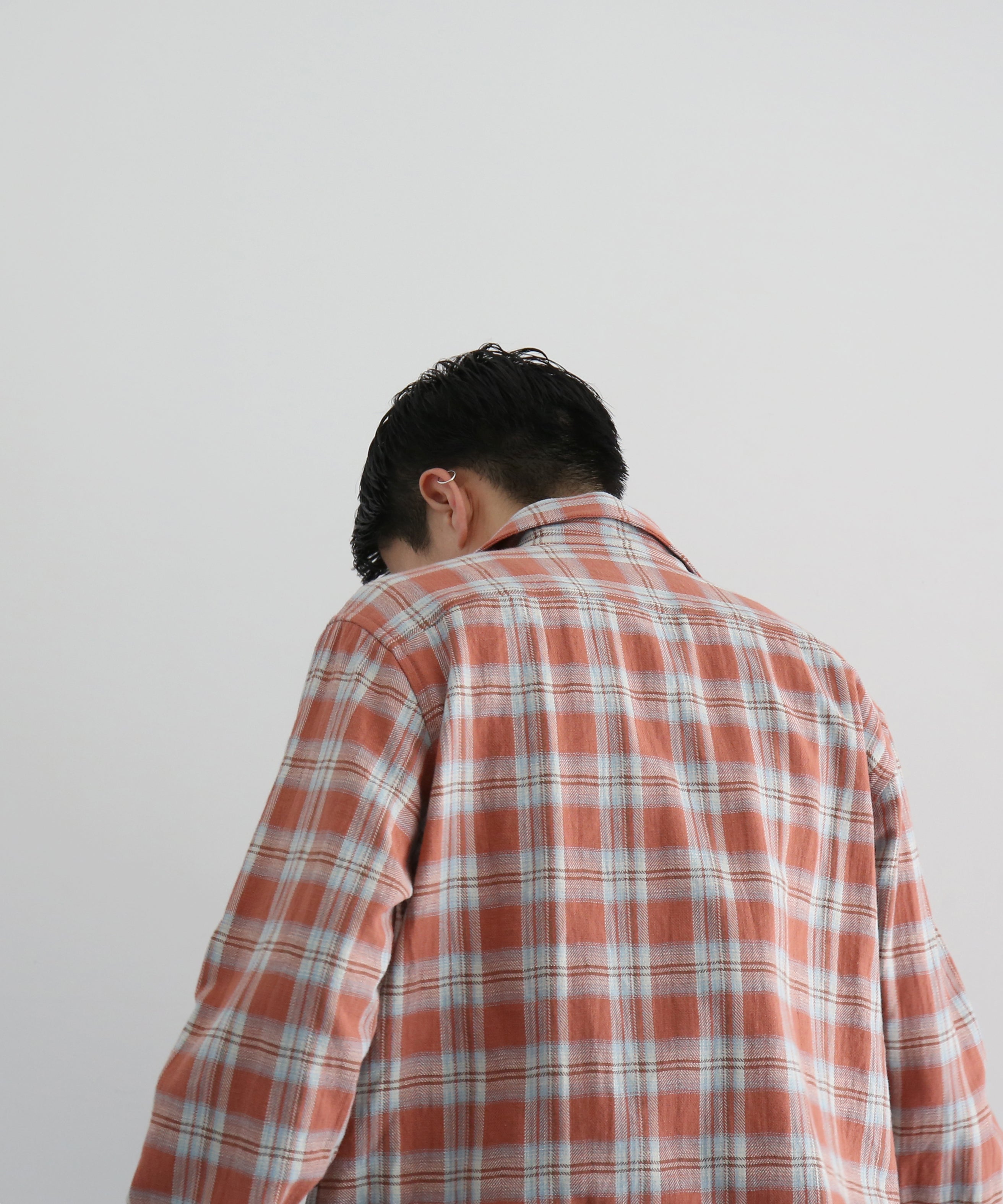 SECOND/LAYER Sherman ls shirt “CHECKERED RED”