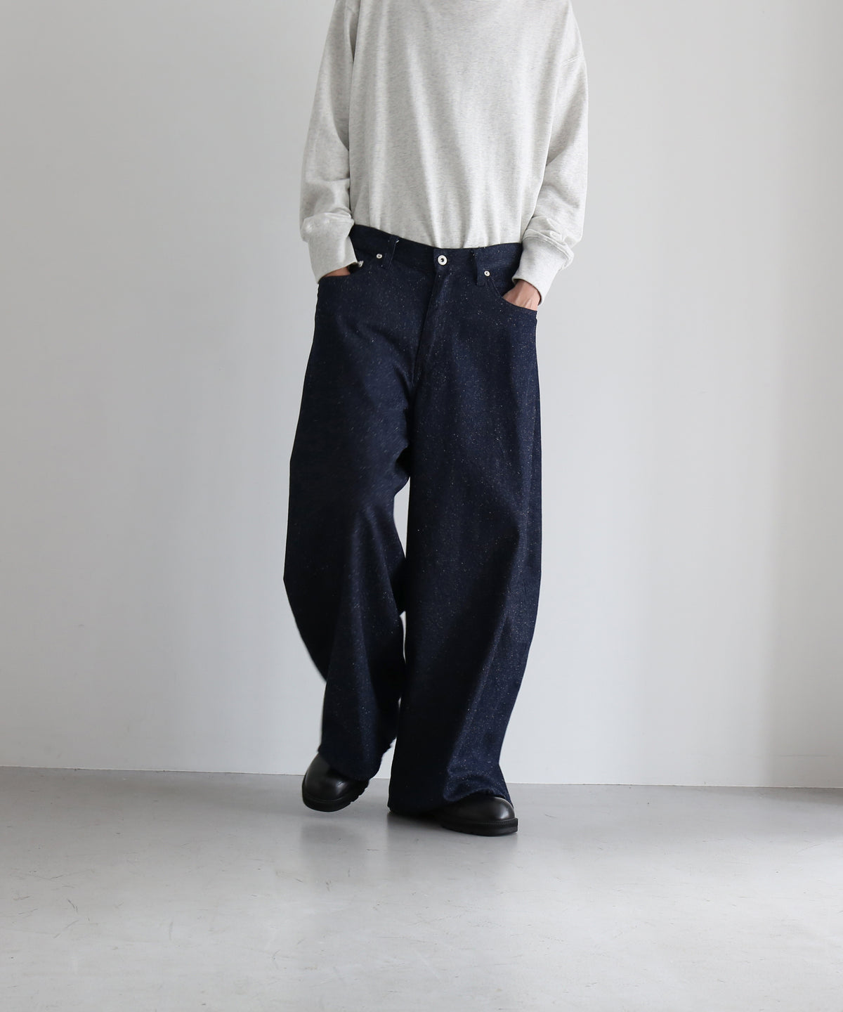 DIGAWEL Wide jeans "NAVY"