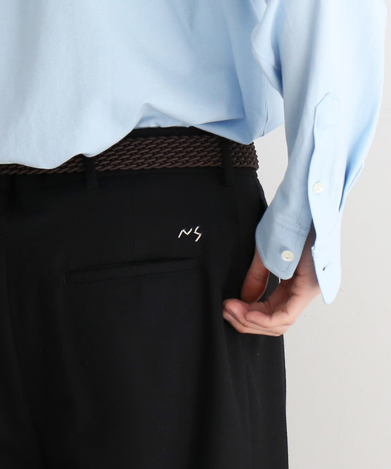 【EXCLUSIVE】NEONSIGN Anatomic straight slacks "NAVY"