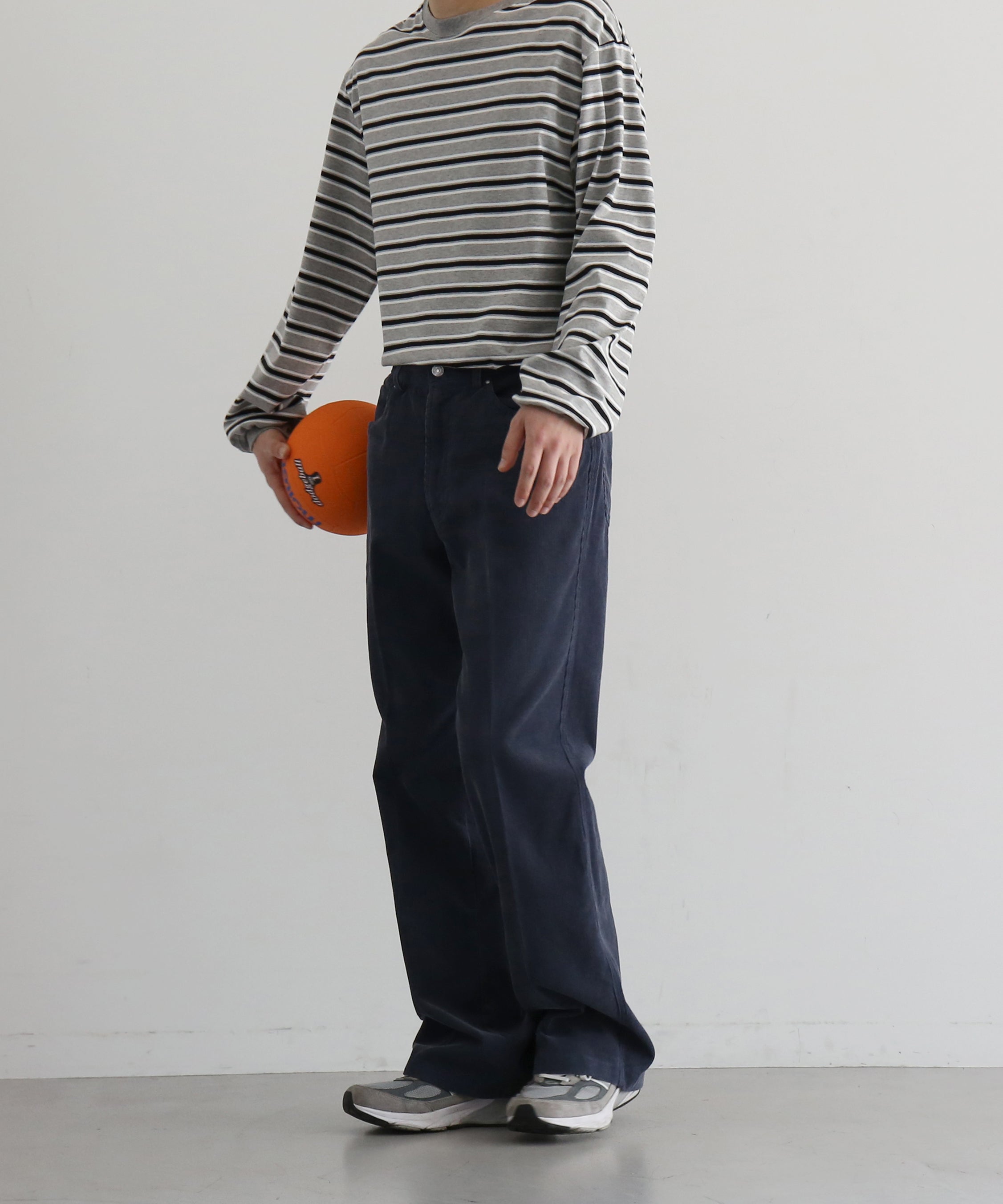 SECOND/LAYER El valluco trouser "VINTAGE NAVY"