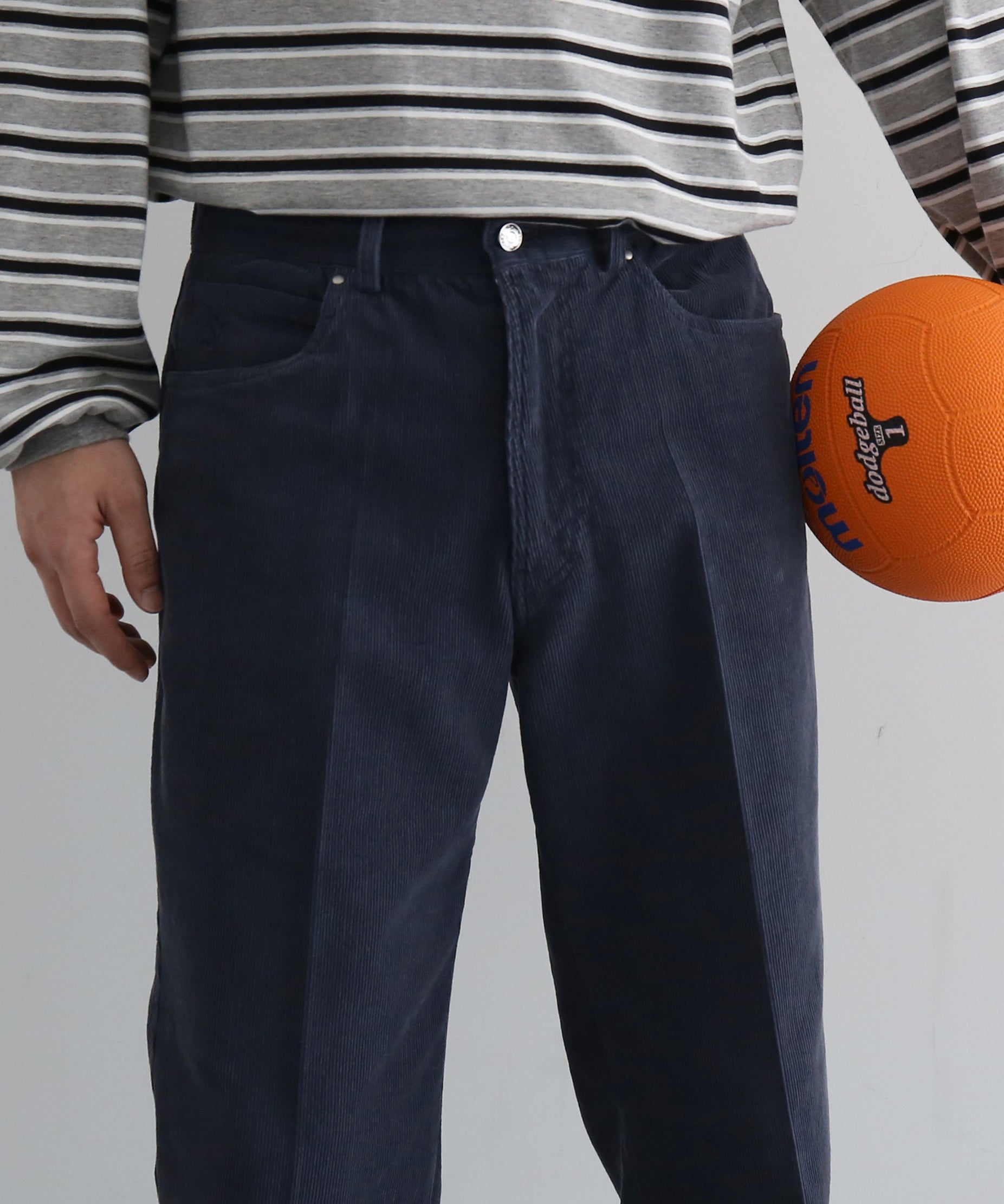 SECOND/LAYER El valluco trouser "VINTAGE NAVY"