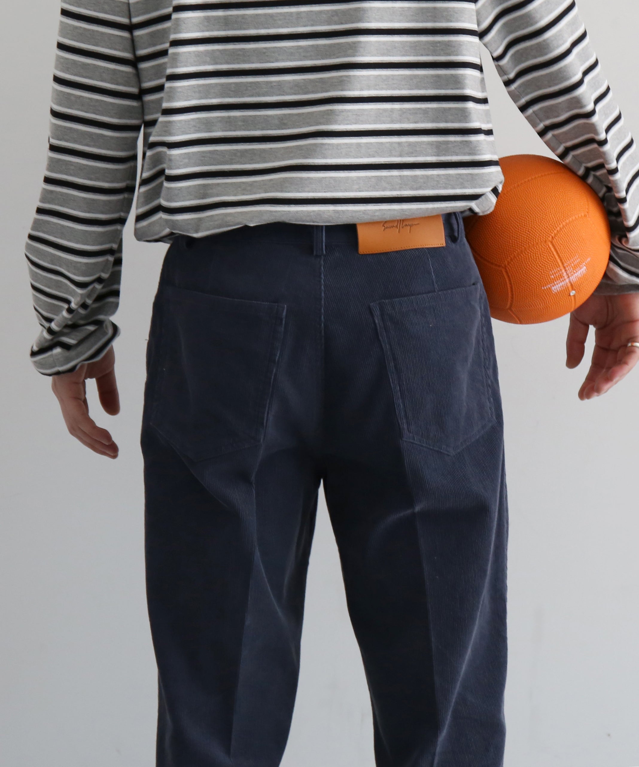 SECOND/LAYER El valluco trouser "VINTAGE NAVY"