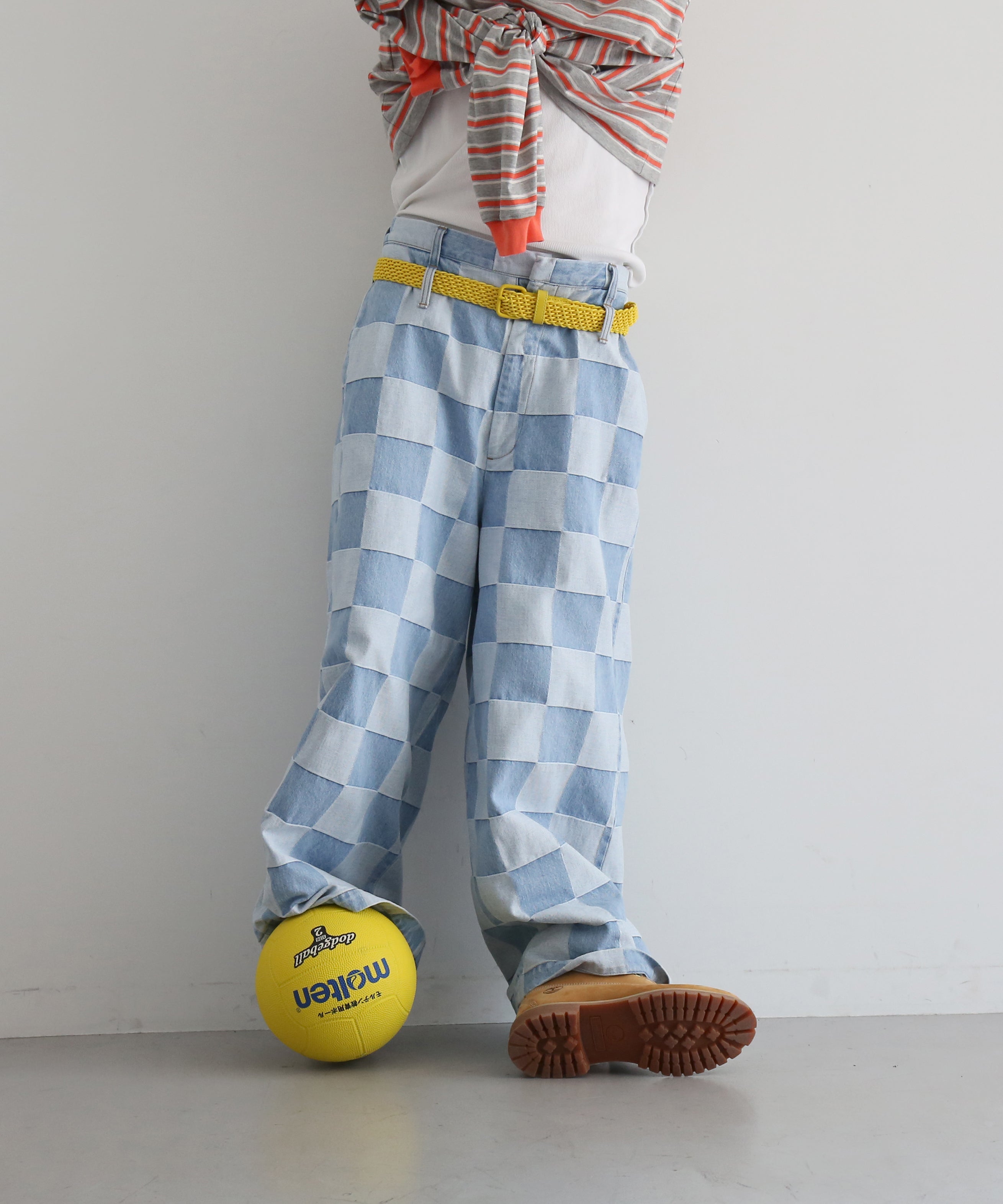 RANDY Stuffed "CHECK DENIM"