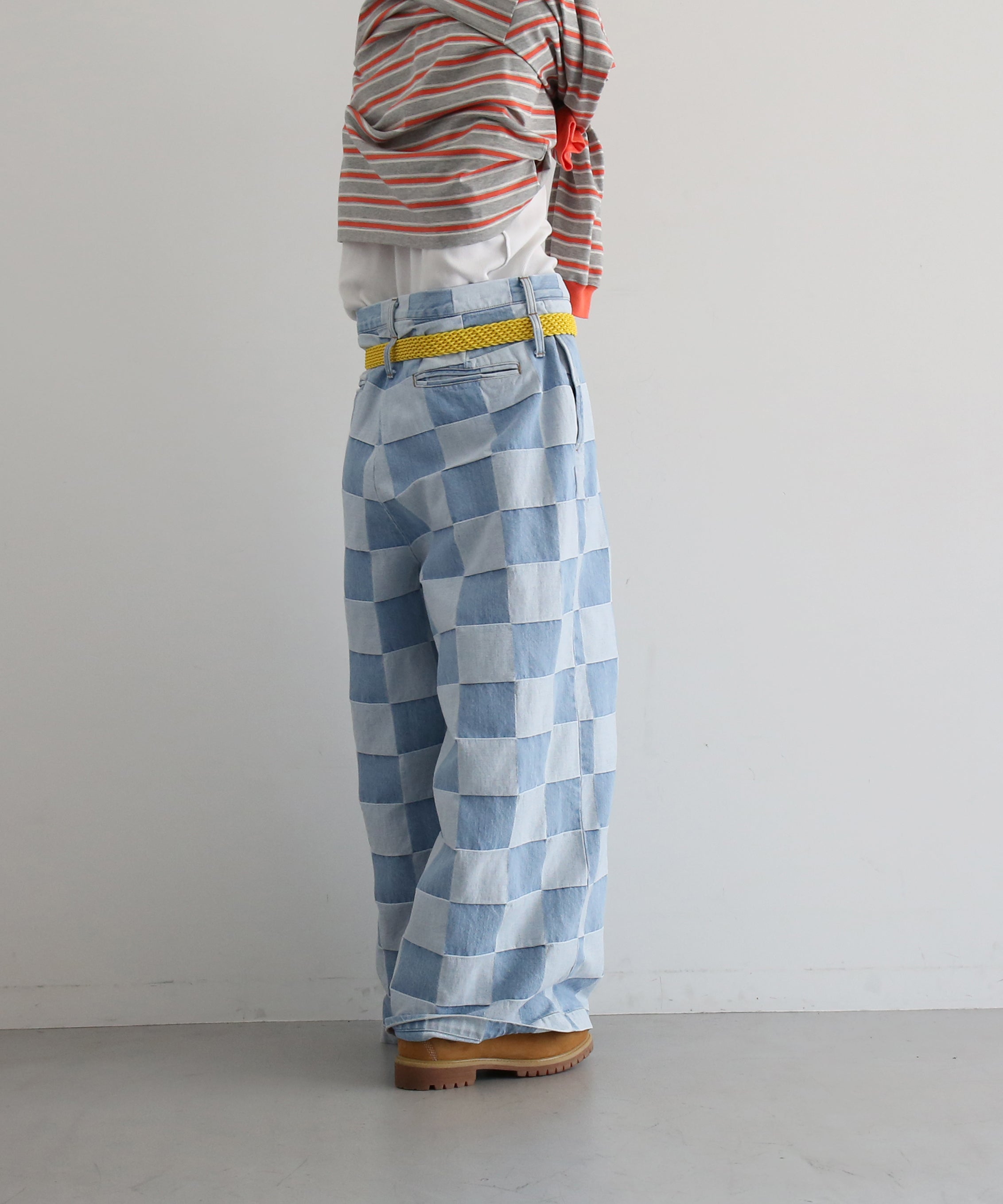 RANDY Stuffed "CHECK DENIM"