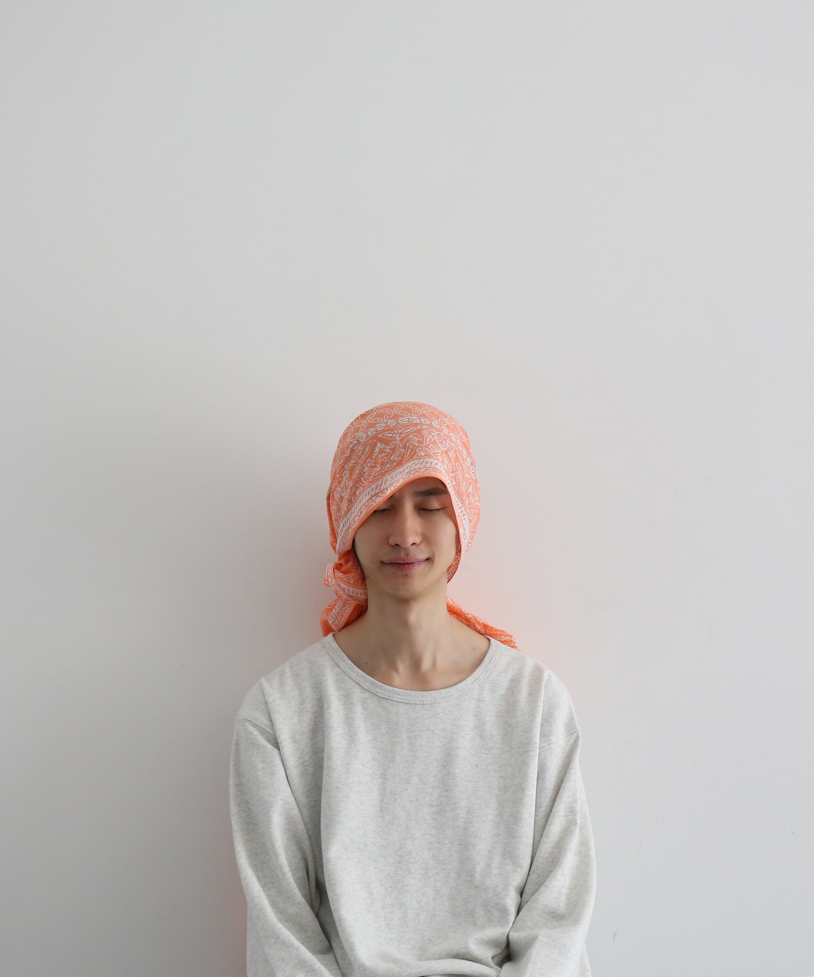 rajabrooke Batic wau stole "SALMON PINK"